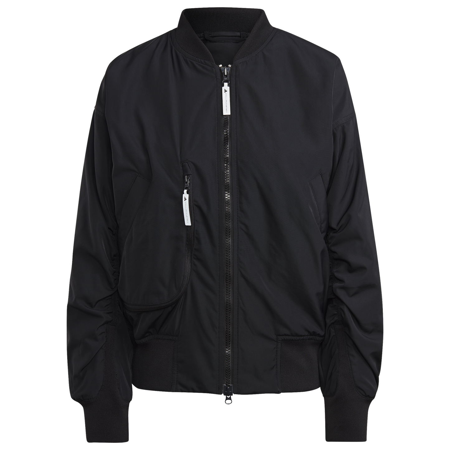 adidas Stella McCartney Sportswear Woven Bomber Jacket  - Women's - Black