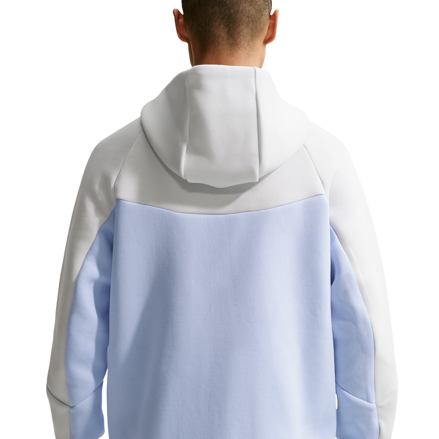 Nike Tech Fleece Windrunner Full-Zip Jacket AM Day - Men's - Hydrogen Blue/Bright Violet/Off White