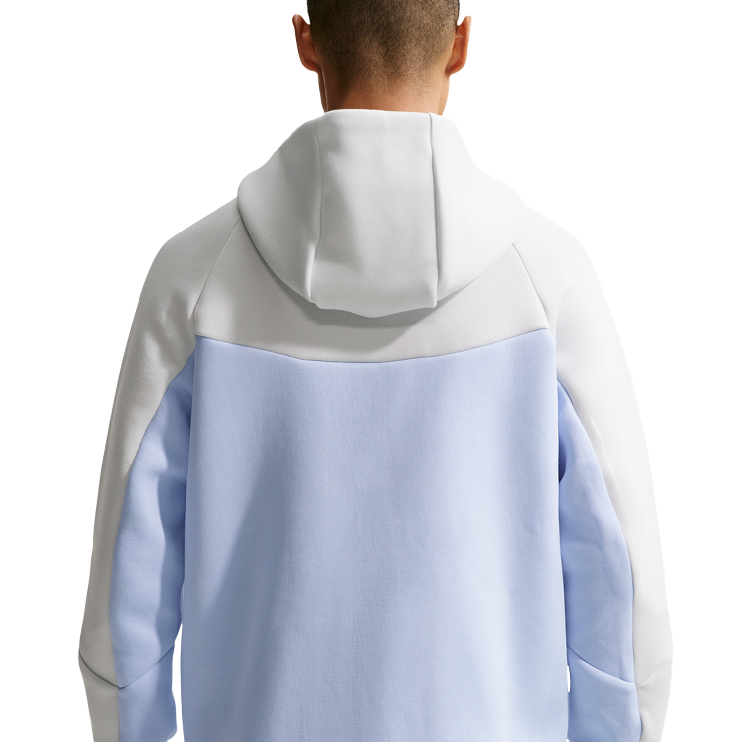 Nike Tech Fleece Windrunner Full-Zip Jacket AM Day - Men's - Hydrogen Blue/Bright Violet/Off White