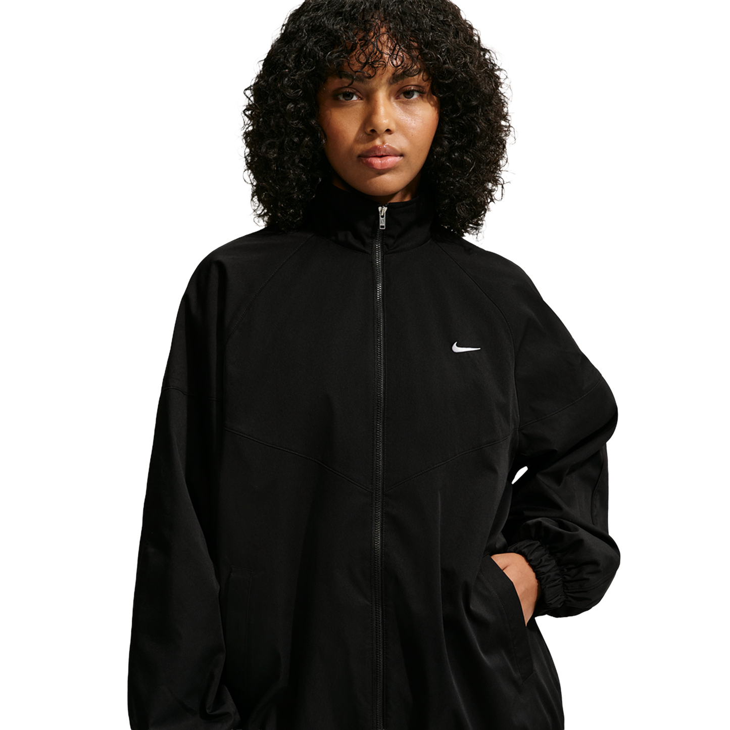 Nike Essential OS Track Jacket - Women's - Black/Black/White