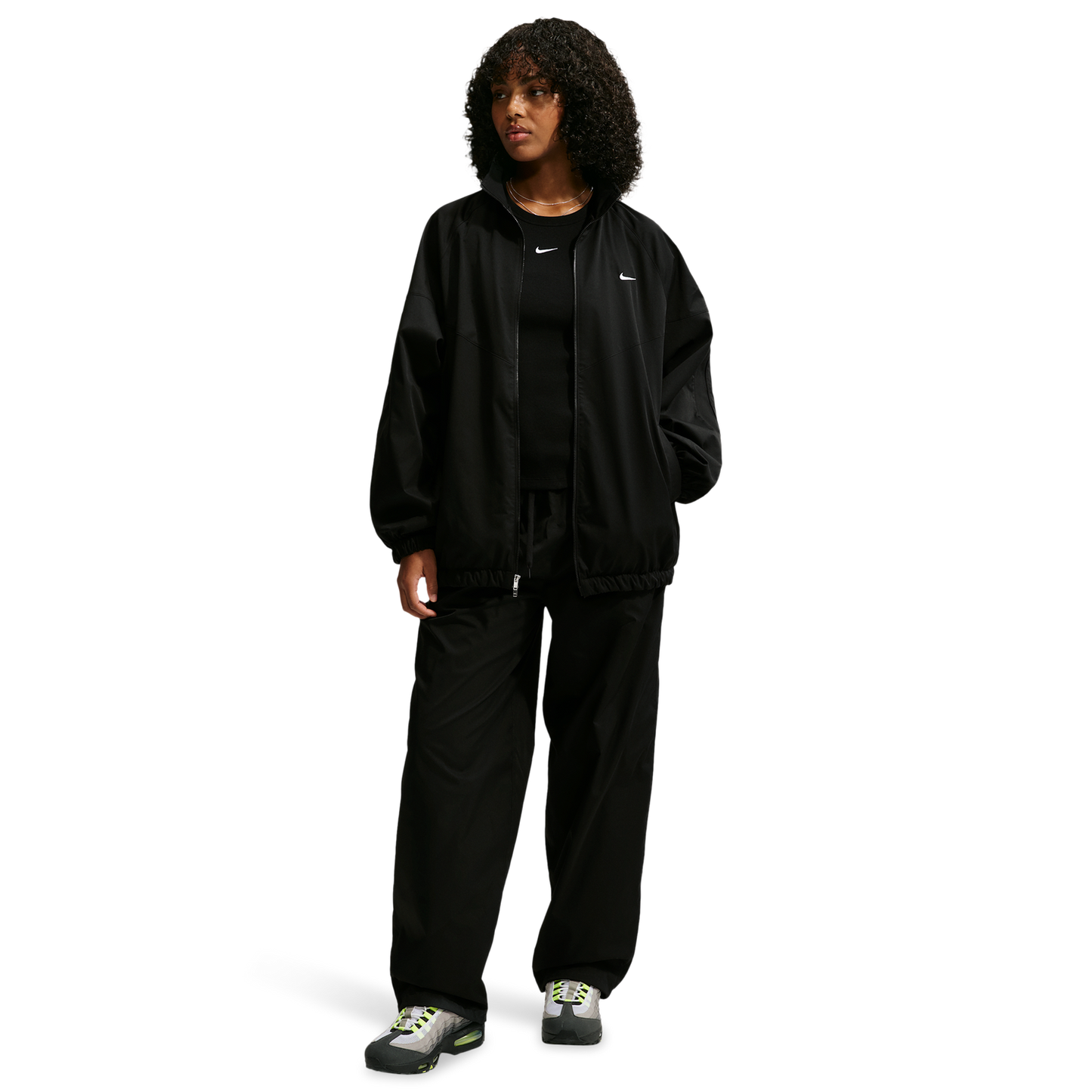 Nike Essential OS Track Jacket - Women's - Black/Black/White
