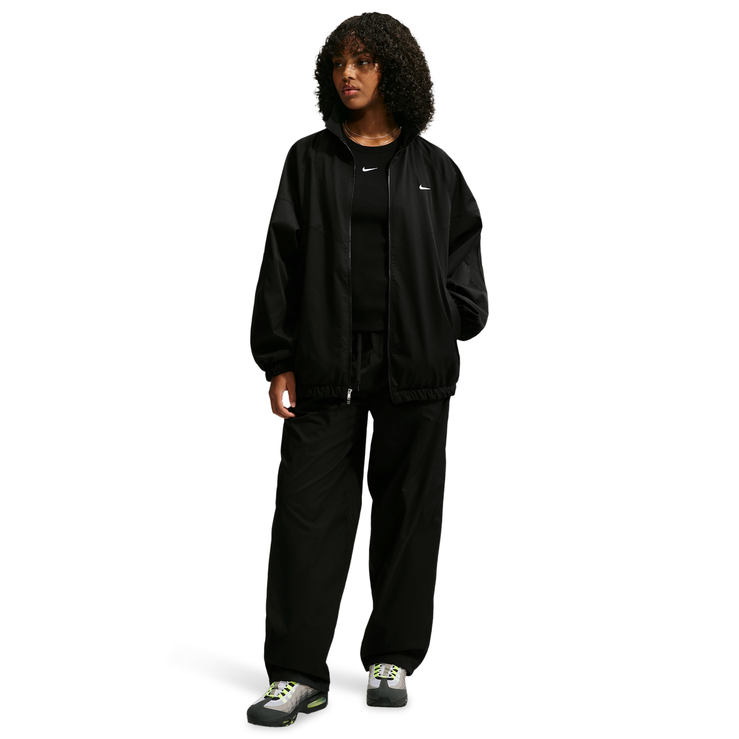 Nike Essential OS Track Jacket - Women's - Black/Black/White