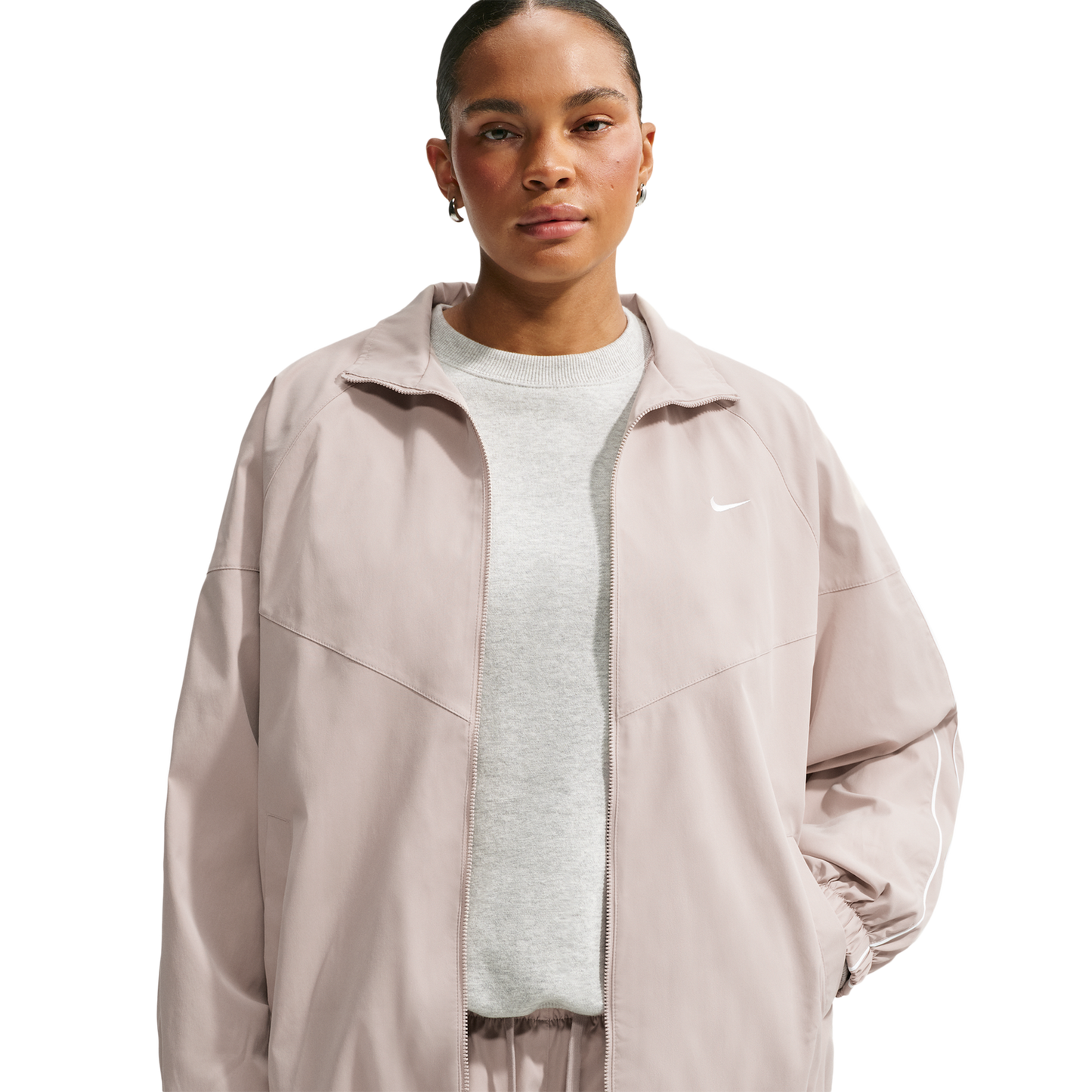 Nike Essential OS Track Jacket - Women's - Cream Ii/White/White