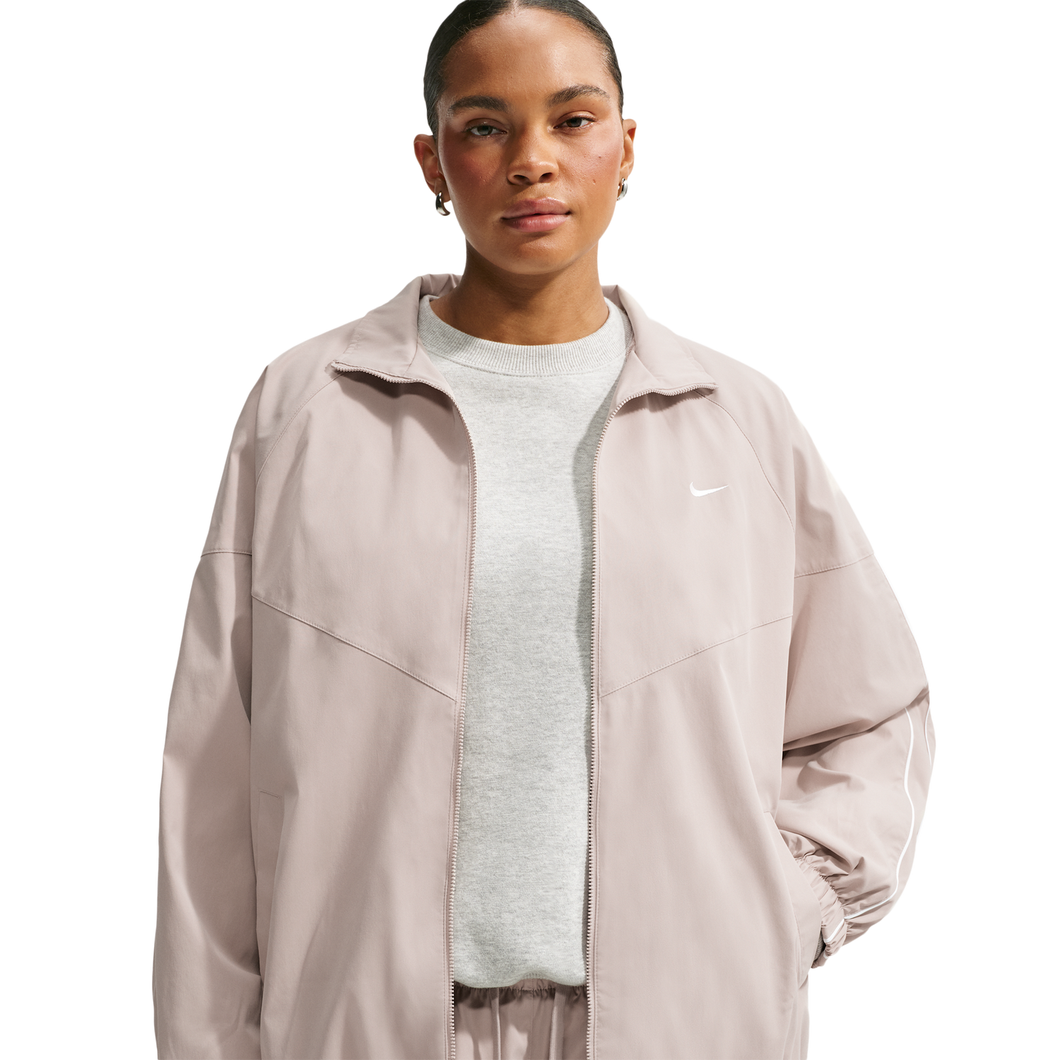 Nike Essential OS Track Jacket - Women's - Cream Ii/White/White
