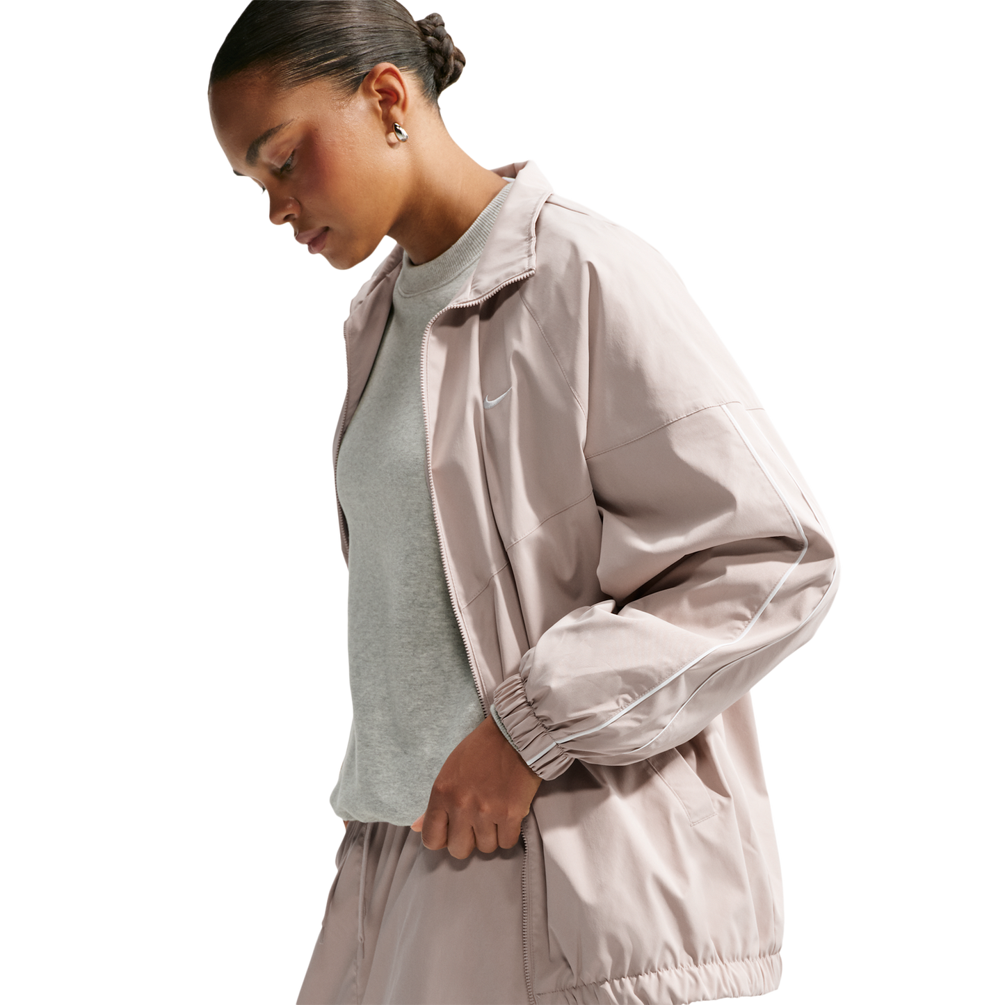 Nike Essential OS Track Jacket - Women's - Cream Ii/White/White