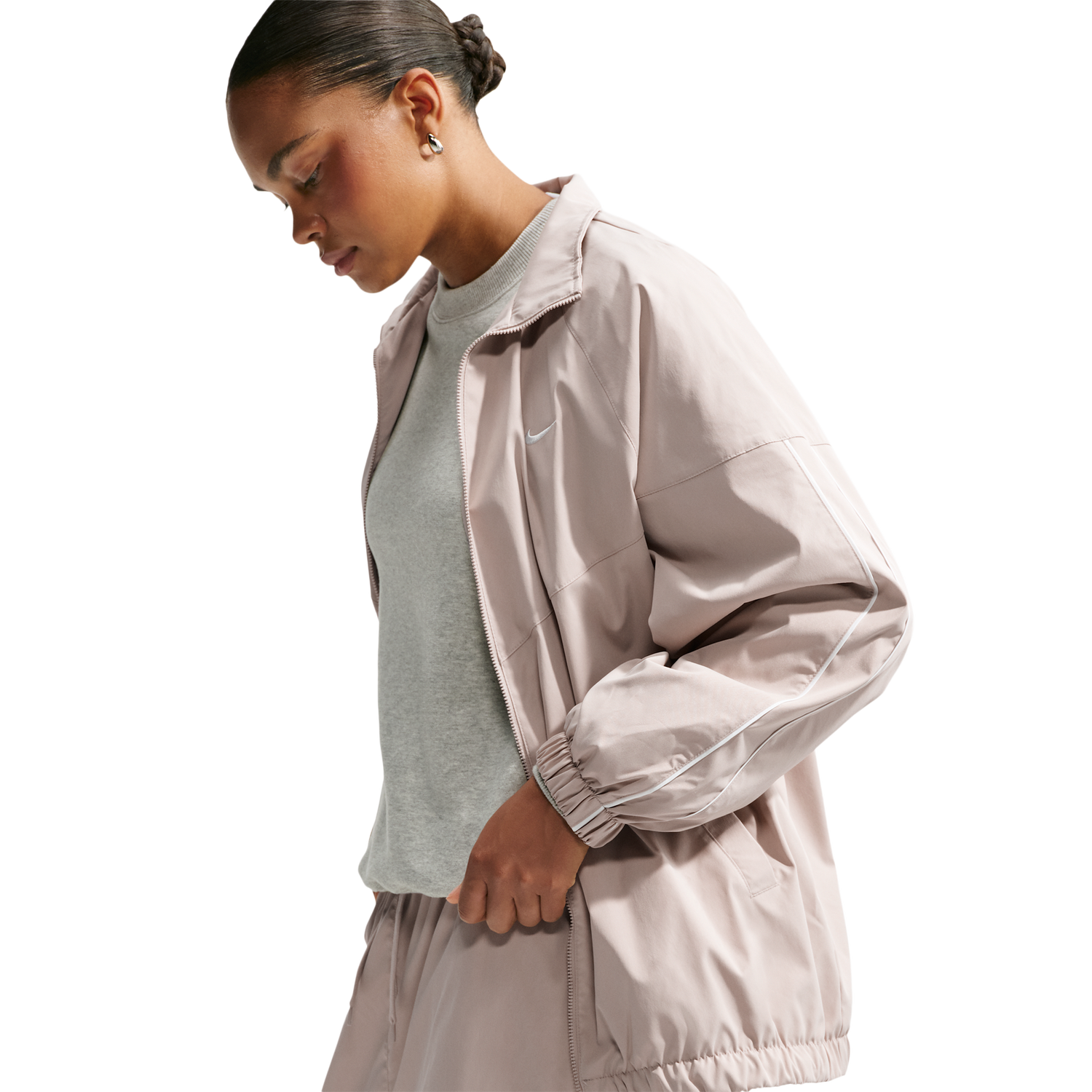 Nike Essential OS Track Jacket - Women's - Cream Ii/White/White