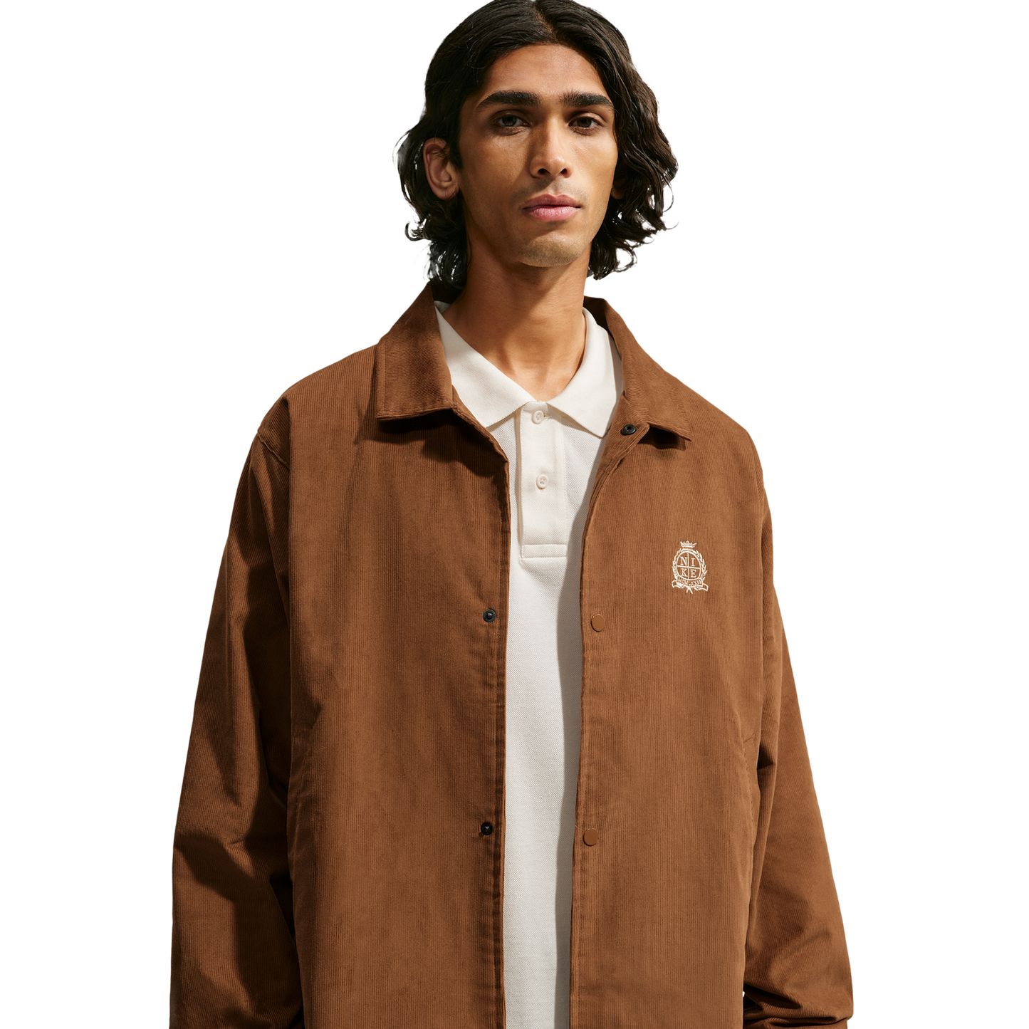 Nike Club Cord Coaches Jacket NCC - Men's - Ale Brown/Sanddrift