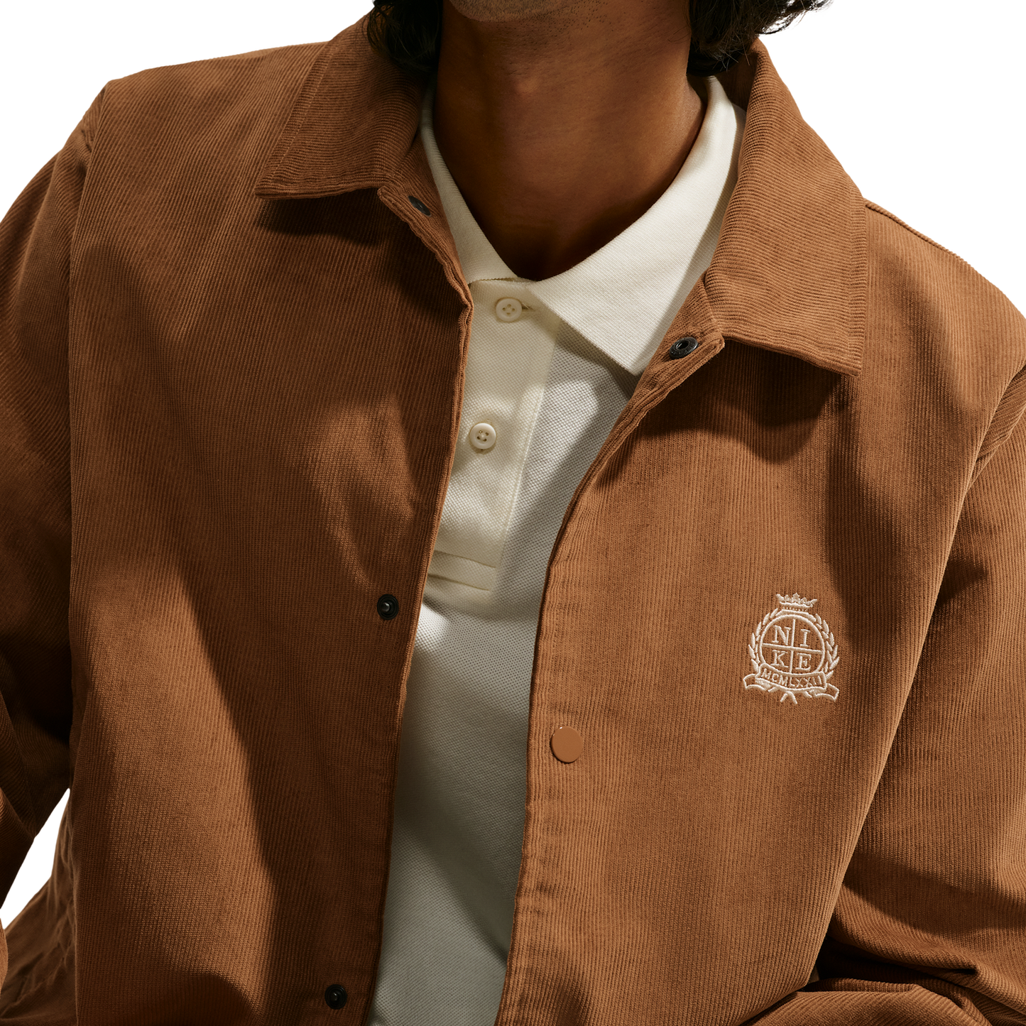 Nike Club Cord Coaches Jacket NCC - Men's - Ale Brown/Sanddrift