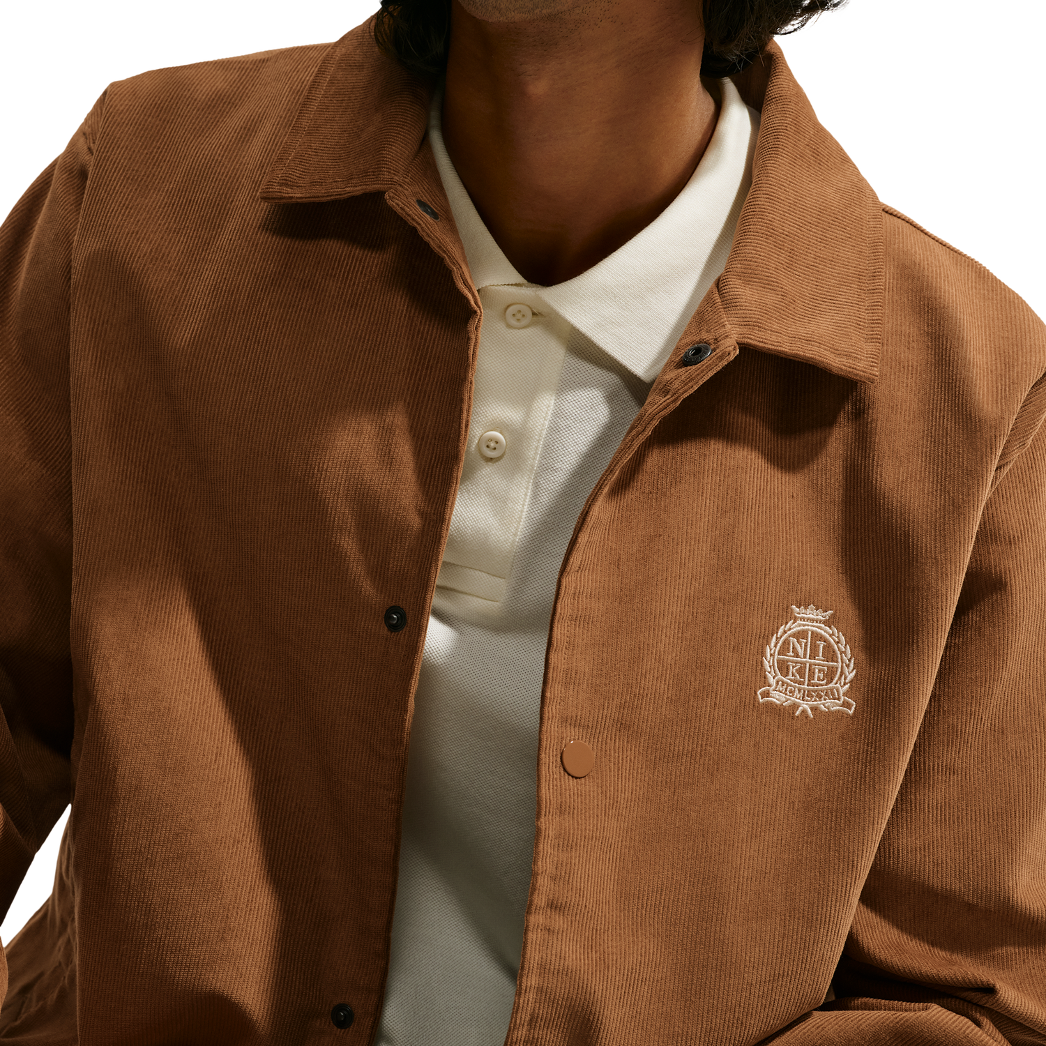 Nike Club Cord Coaches Jacket NCC - Men's - Ale Brown/Sanddrift
