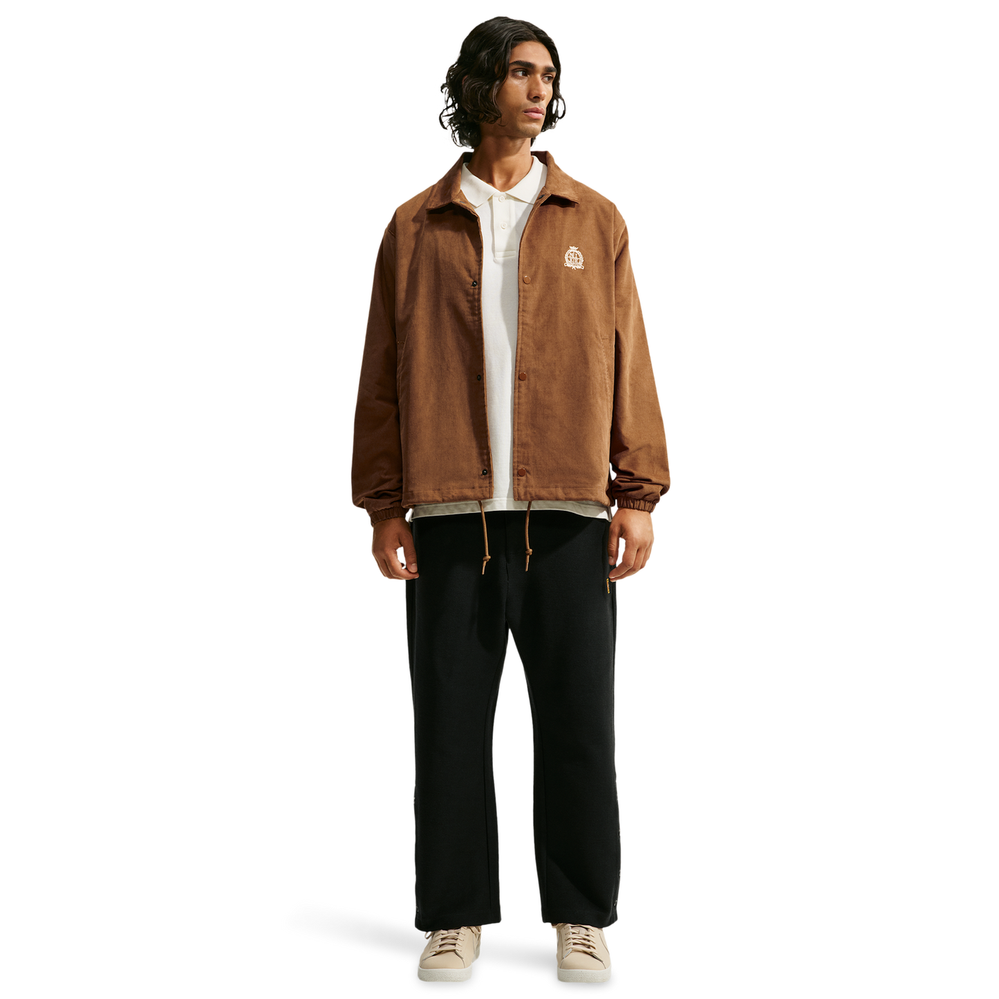 Nike Club Cord Coaches Jacket NCC - Men's - Ale Brown/Sanddrift