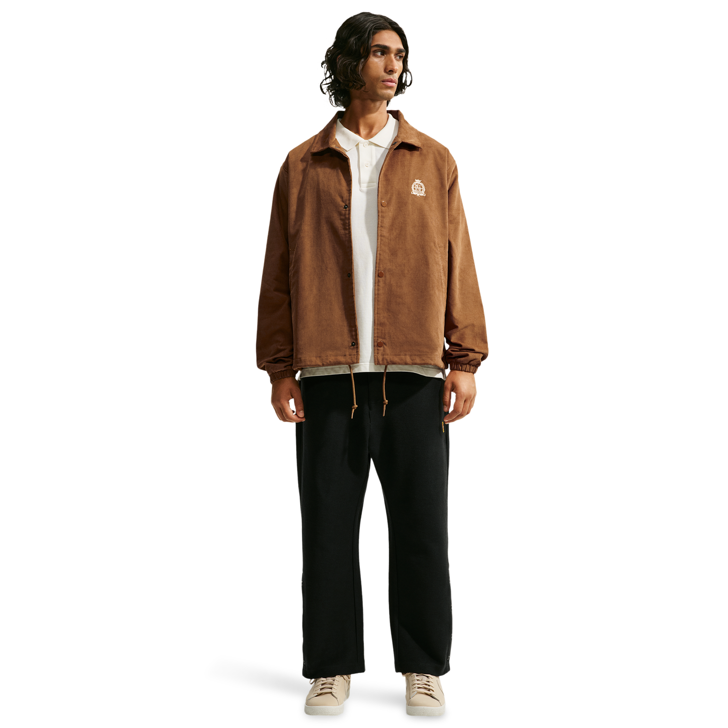 Nike Club Cord Coaches Jacket NCC - Men's - Ale Brown/Sanddrift