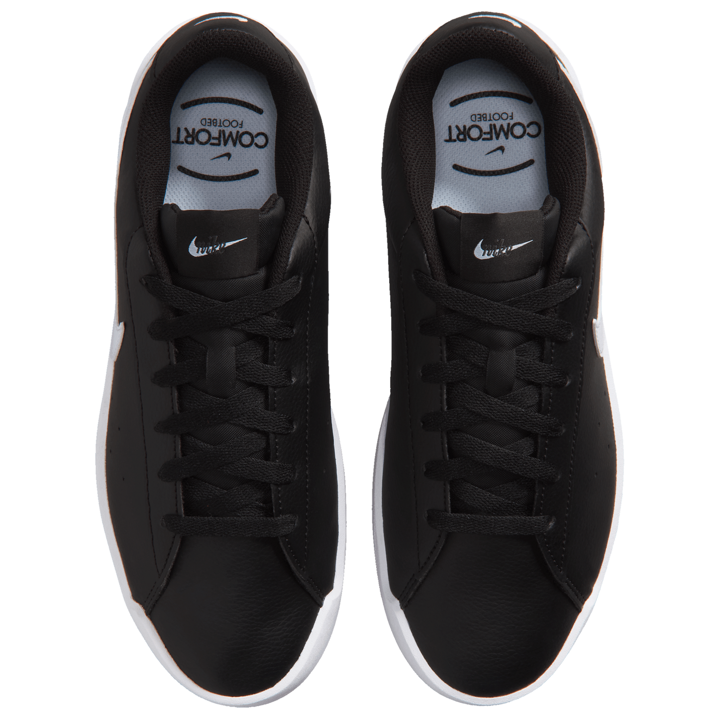 Nike Court Heritage SL - Women's - White/White/Black