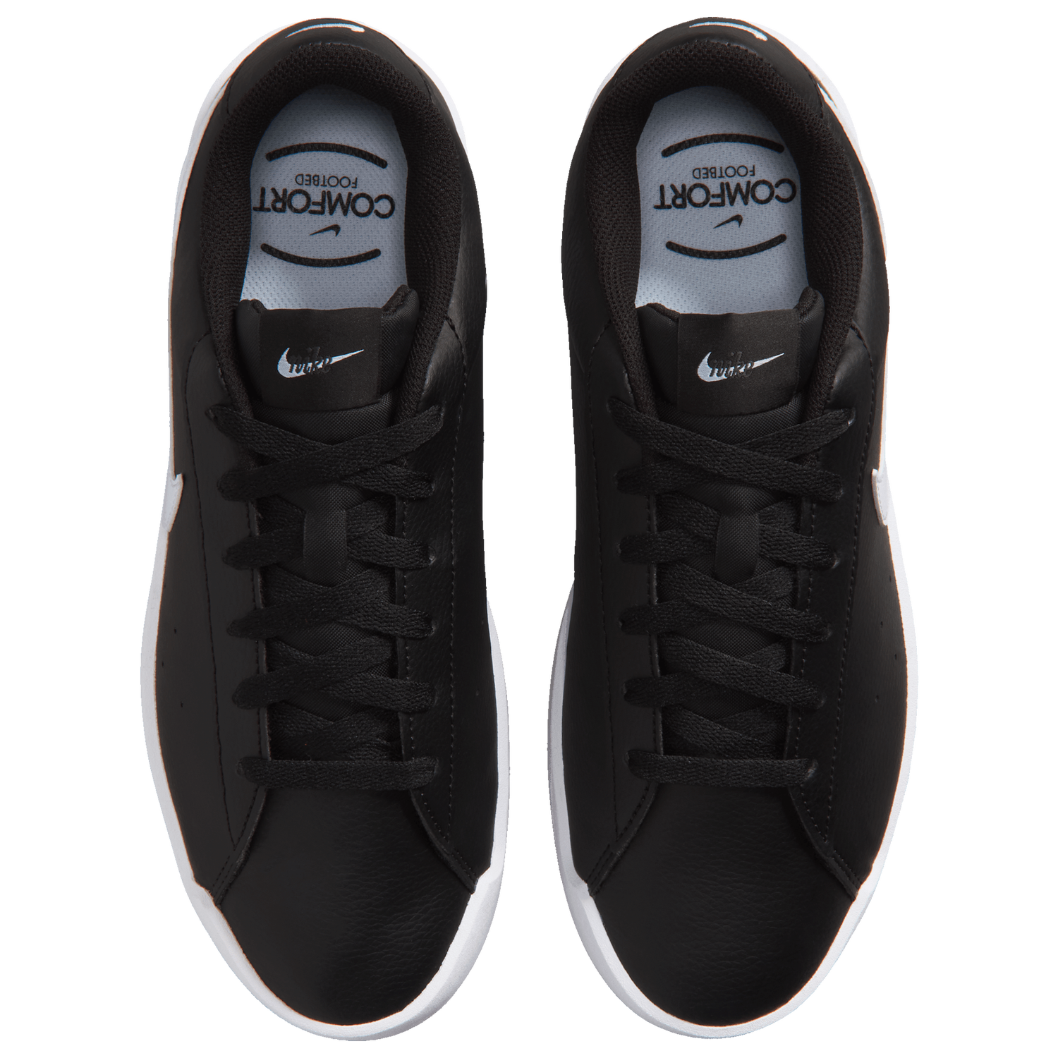 Nike Court Heritage SL - Women's - White/White/Black