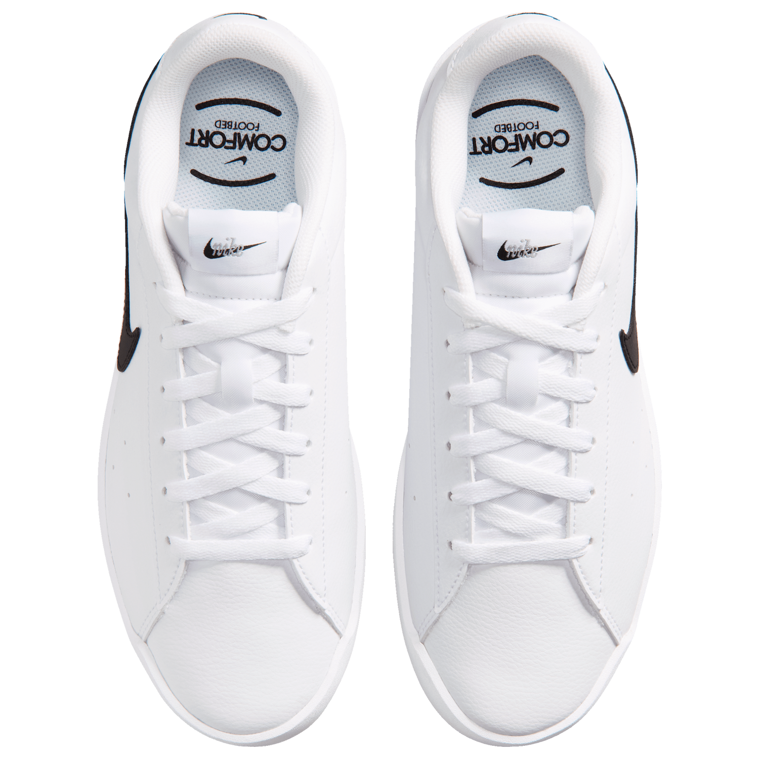 Nike Court Heritage SL - Women's - Black/Wolf Grey/White