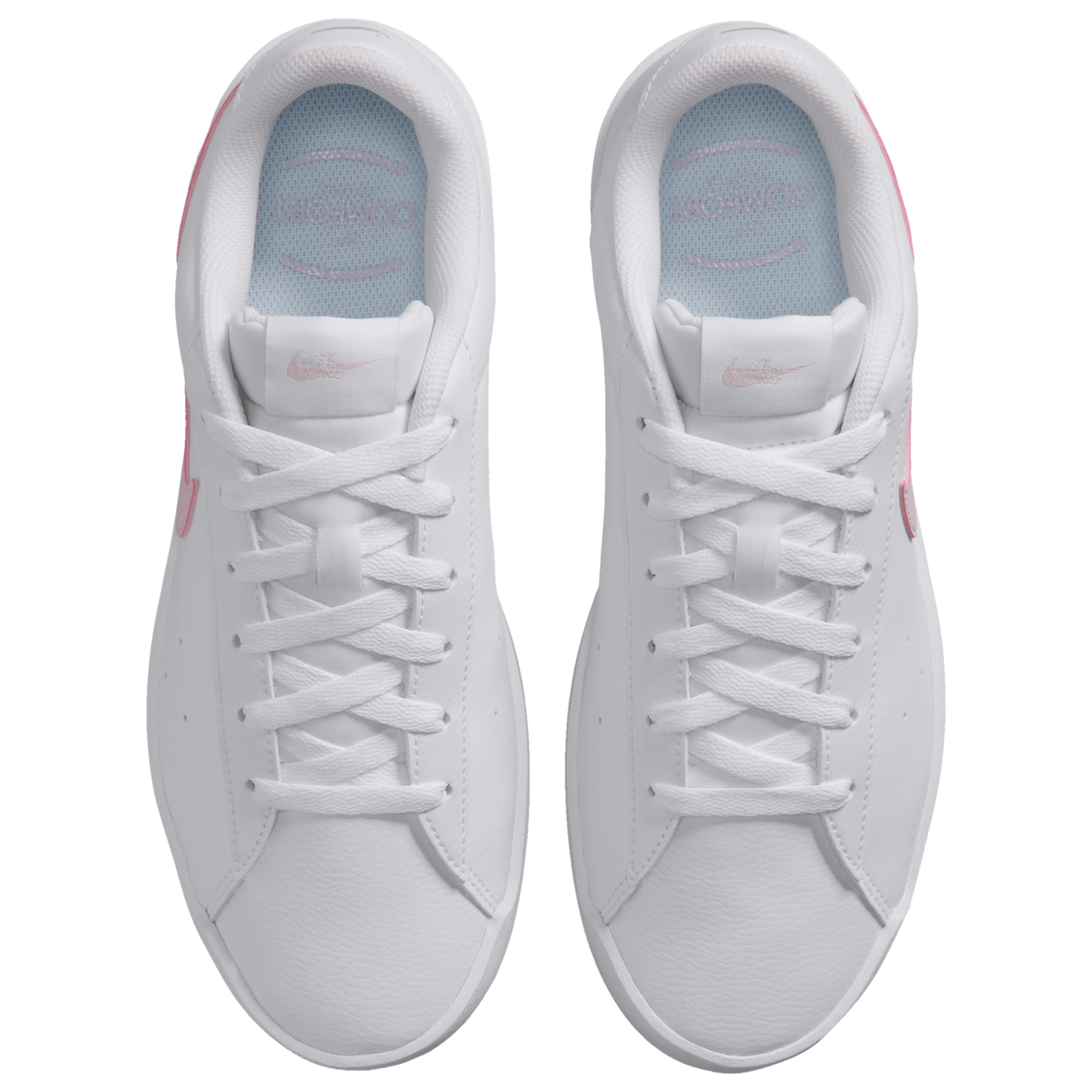 Nike Court Heritage SL - Women's - White/Bleached Lilac/White