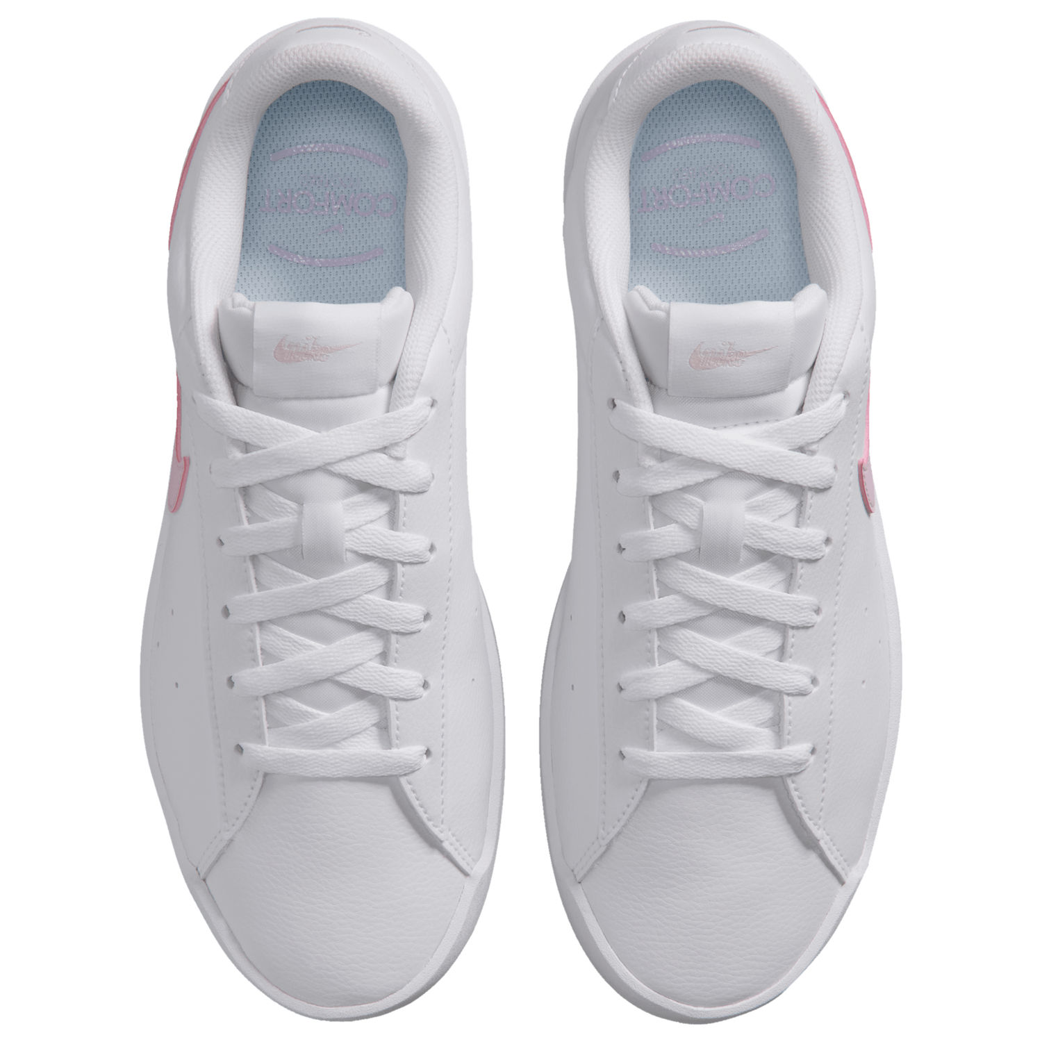 Nike Court Heritage SL - Women's - White/Bleached Lilac/White
