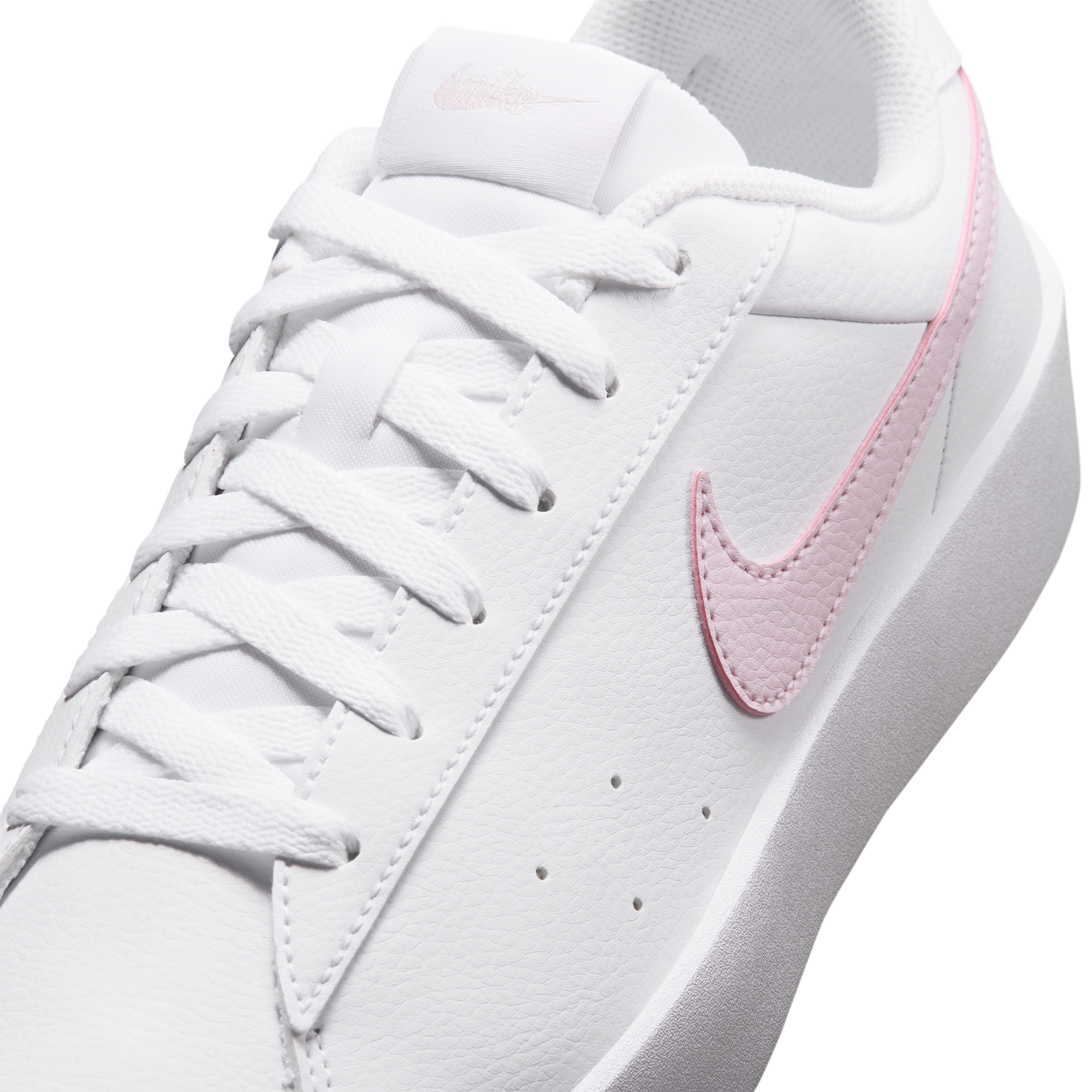 Nike Court Heritage SL - Women's - White/Bleached Lilac/White
