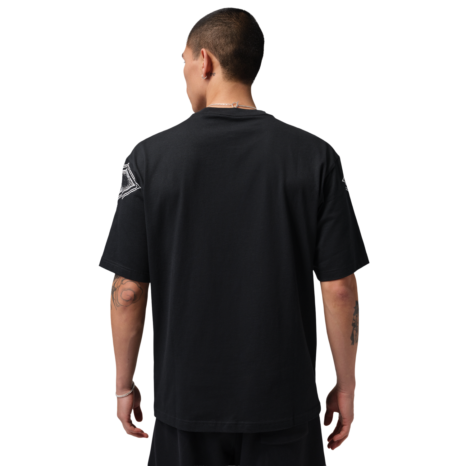 Jordan New Stretch Gfx SS Crew - Men's - Black