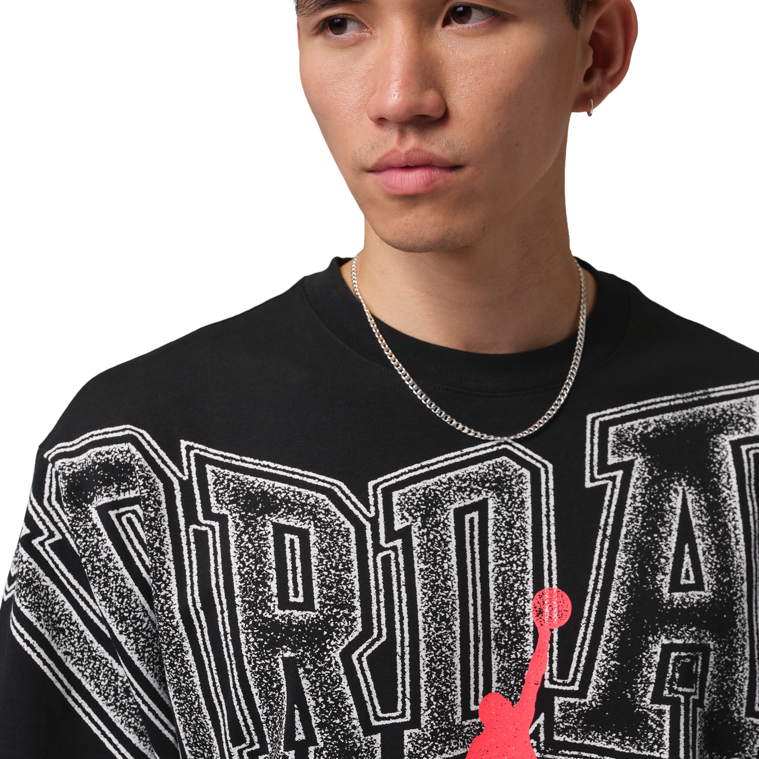 Jordan New Stretch Gfx SS Crew - Men's - Black