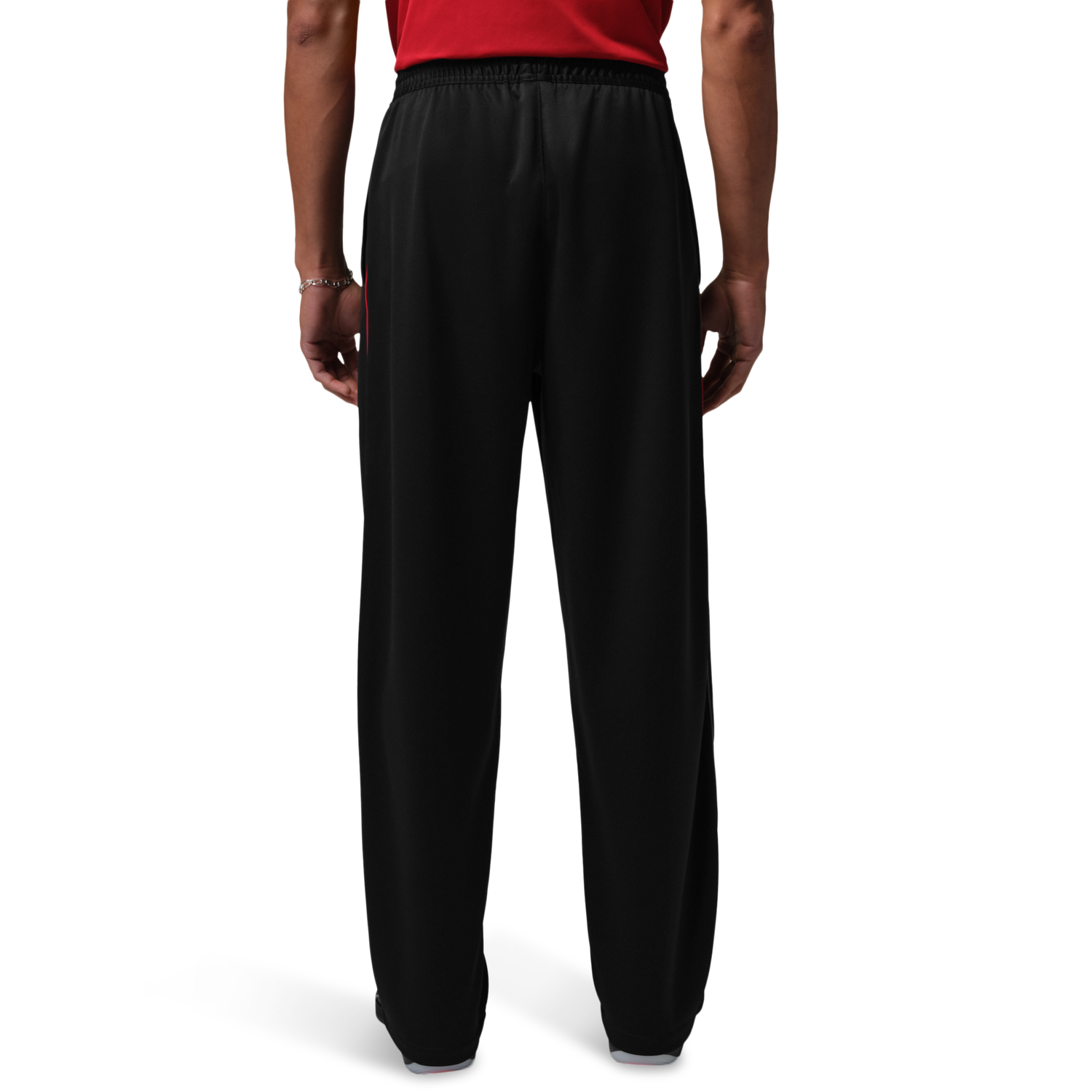 Jordan Sport Track Suit Pant - Men's - Black/Gym Red/Gym Red