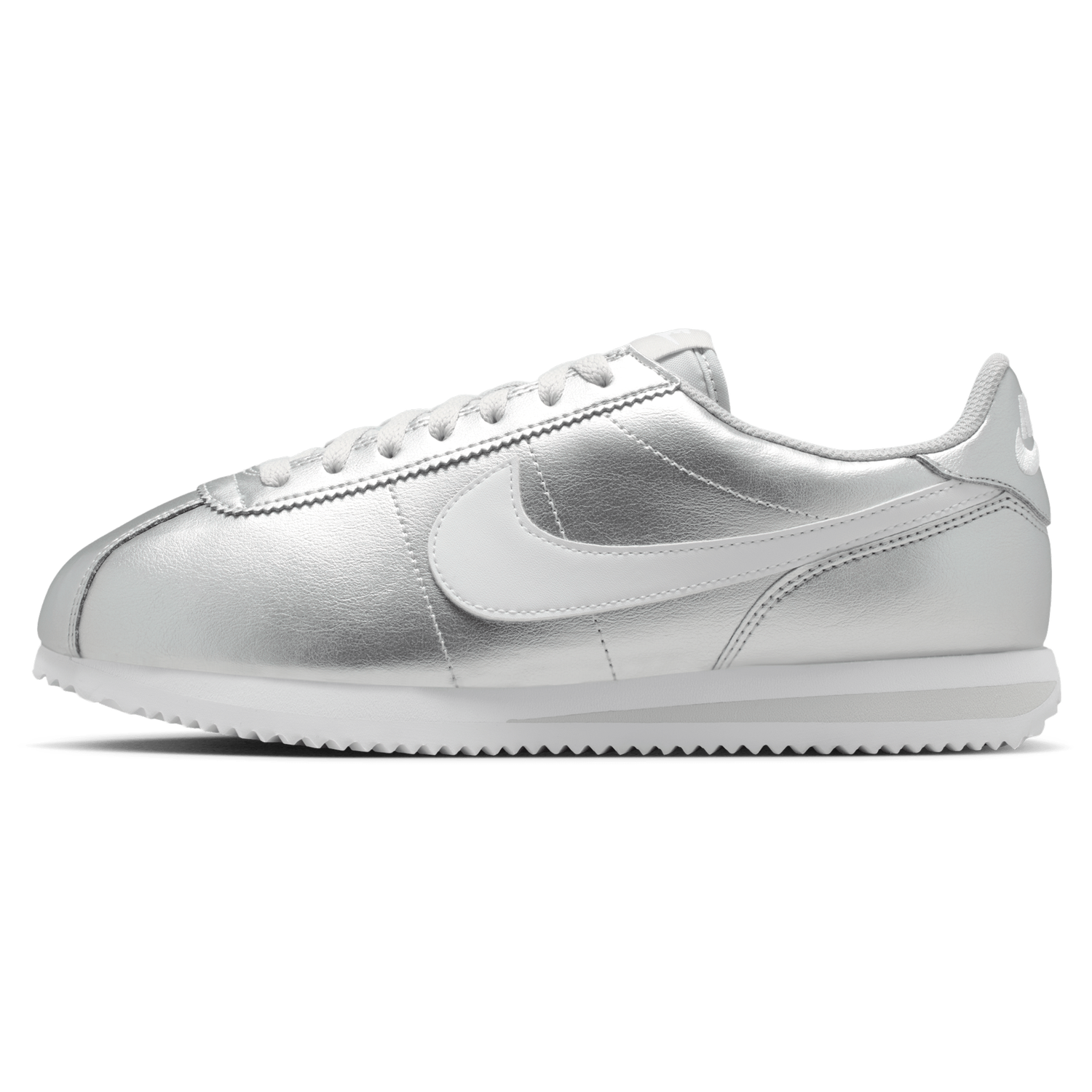 Nike Rose Gold Cortez - Women's - Mtlc Silver/White/Grey Fog