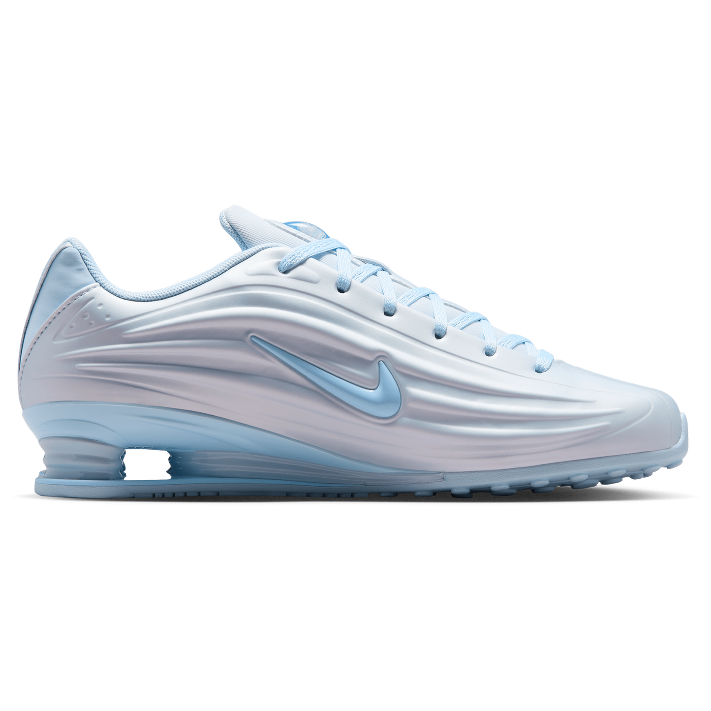 Nike Shox Z - Women's - Football Grey/Hydrogen Blue/Mtlc Silver
