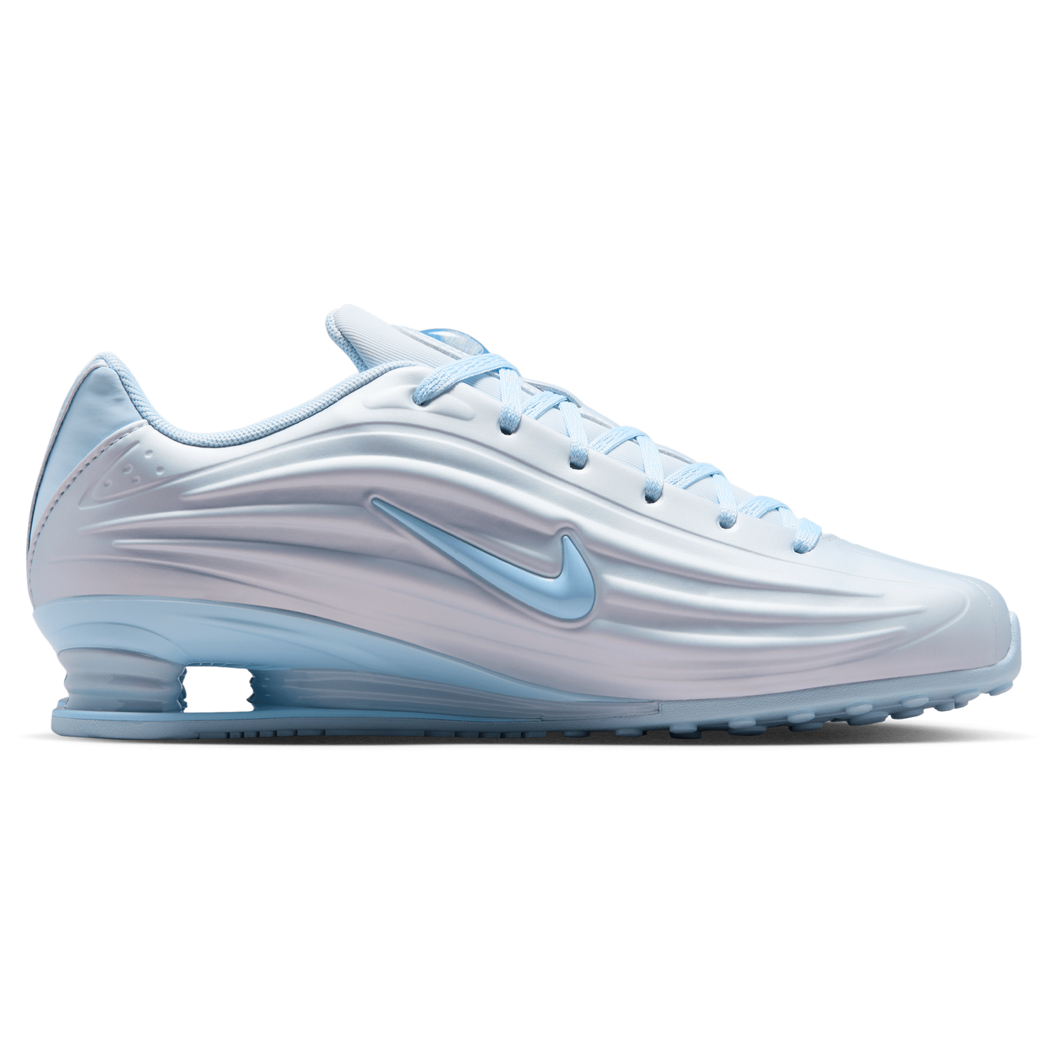 Nike Shox Z - Women's - Football Grey/Hydrogen Blue/Mtlc Silver