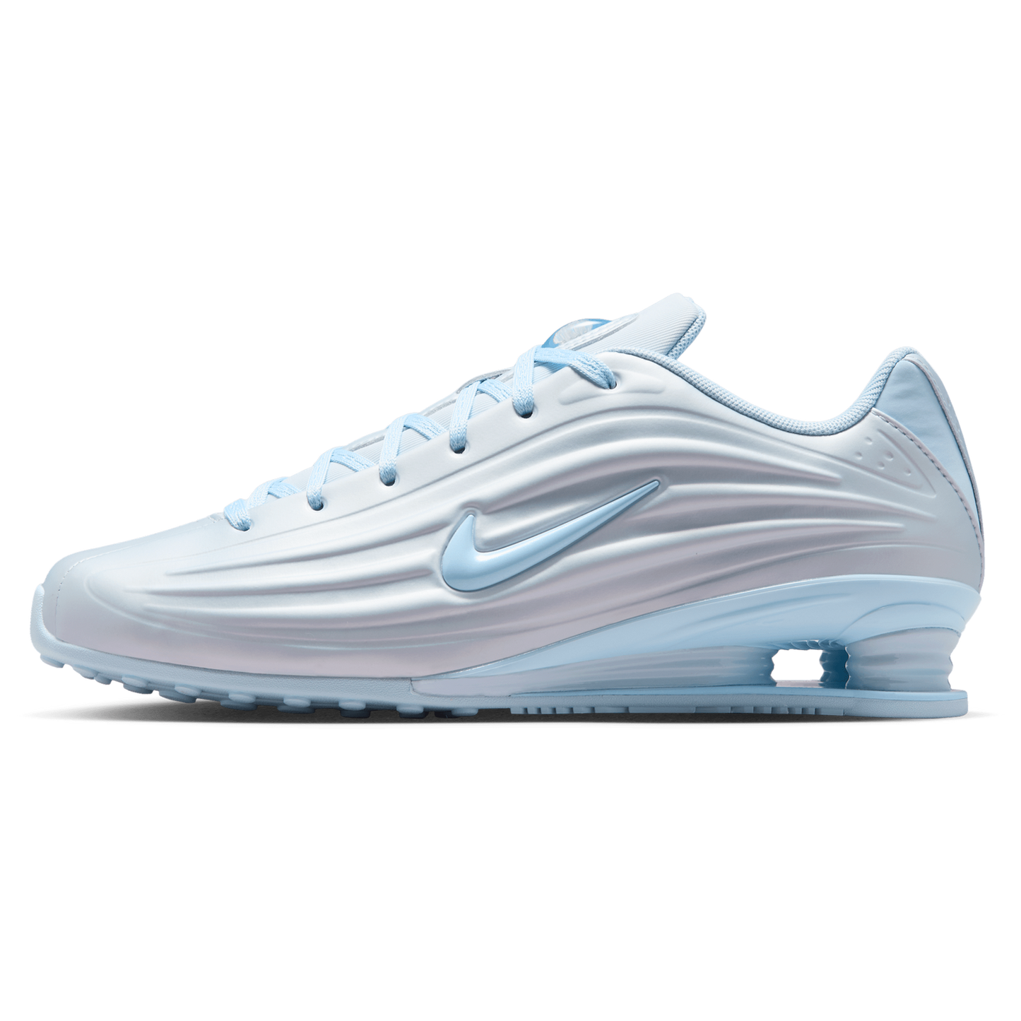 Nike Shox Z - Women's - Football Grey/Hydrogen Blue/Mtlc Silver