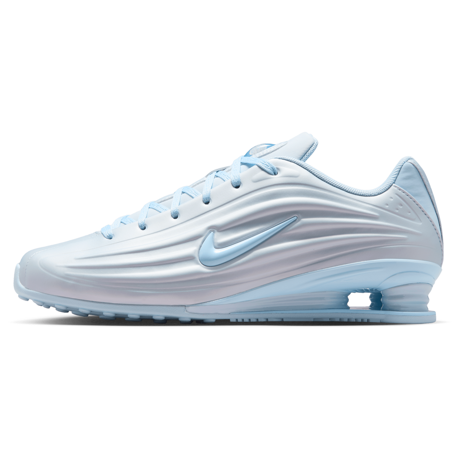 Nike Shox Z - Women's - Football Grey/Hydrogen Blue/Mtlc Silver