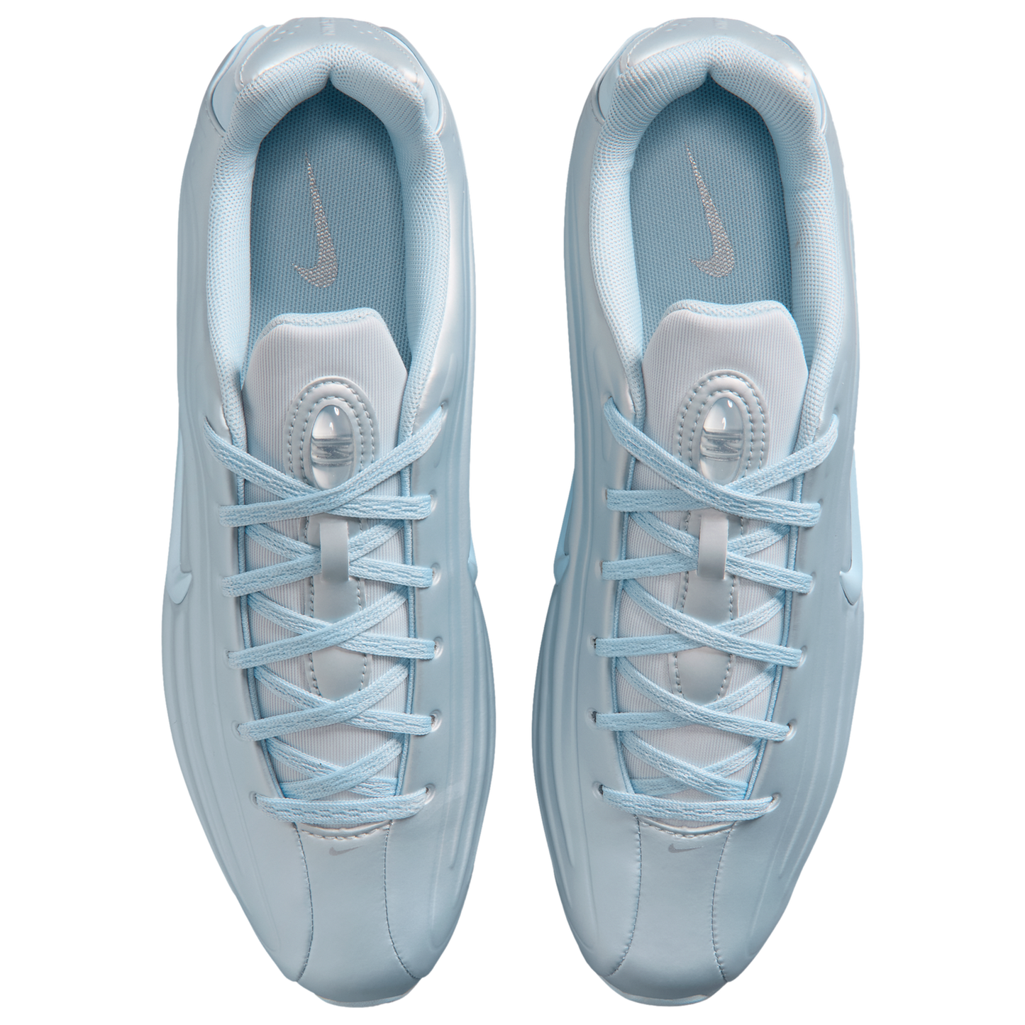 Nike Shox Z - Women's - Football Grey/Hydrogen Blue/Mtlc Silver