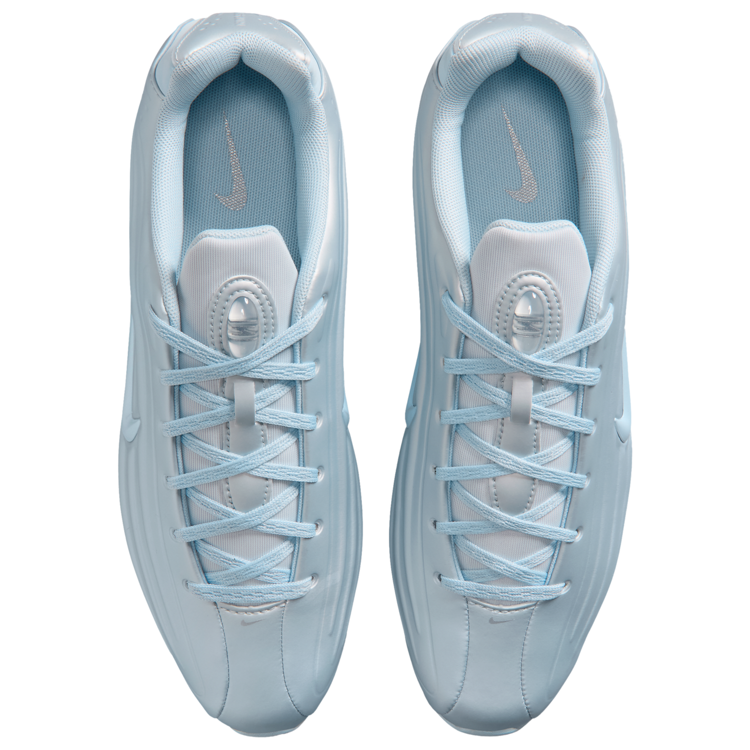 Nike Shox Z - Women's - Football Grey/Hydrogen Blue/Mtlc Silver
