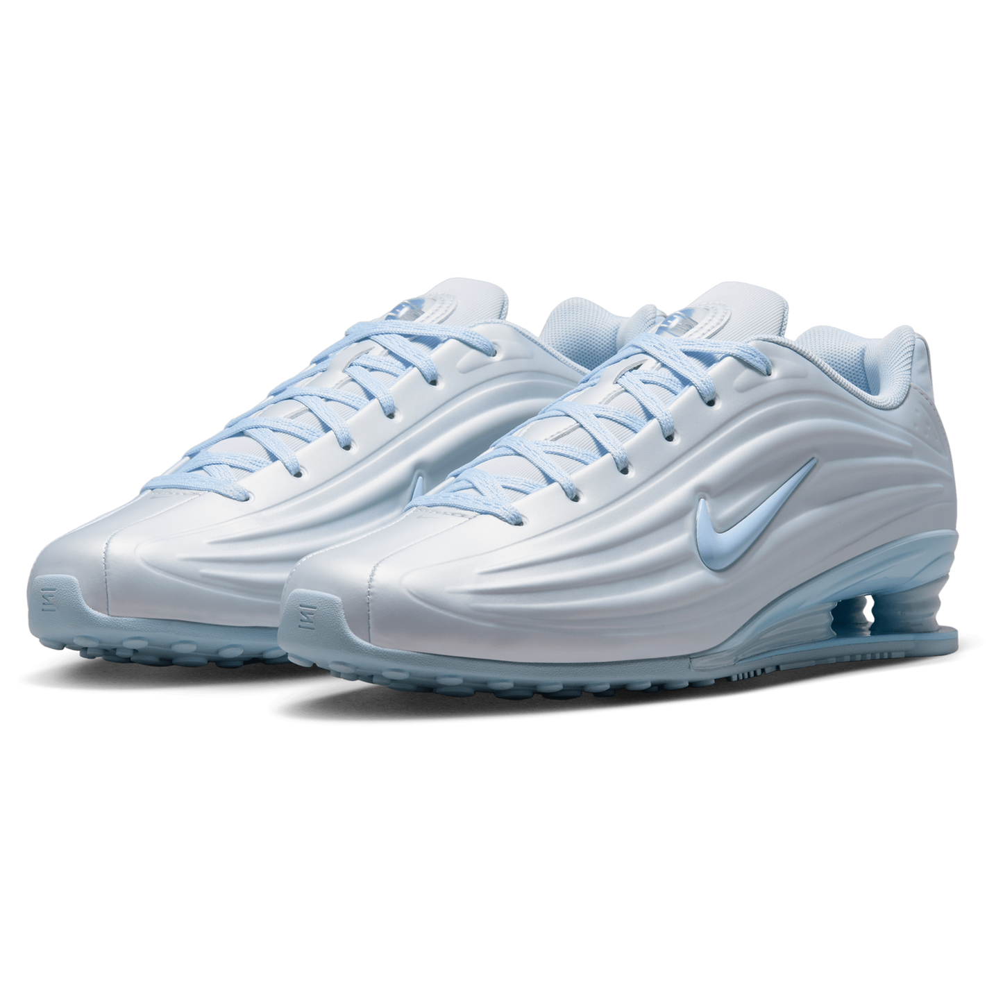 Nike Shox Z - Women's - Football Grey/Hydrogen Blue/Mtlc Silver