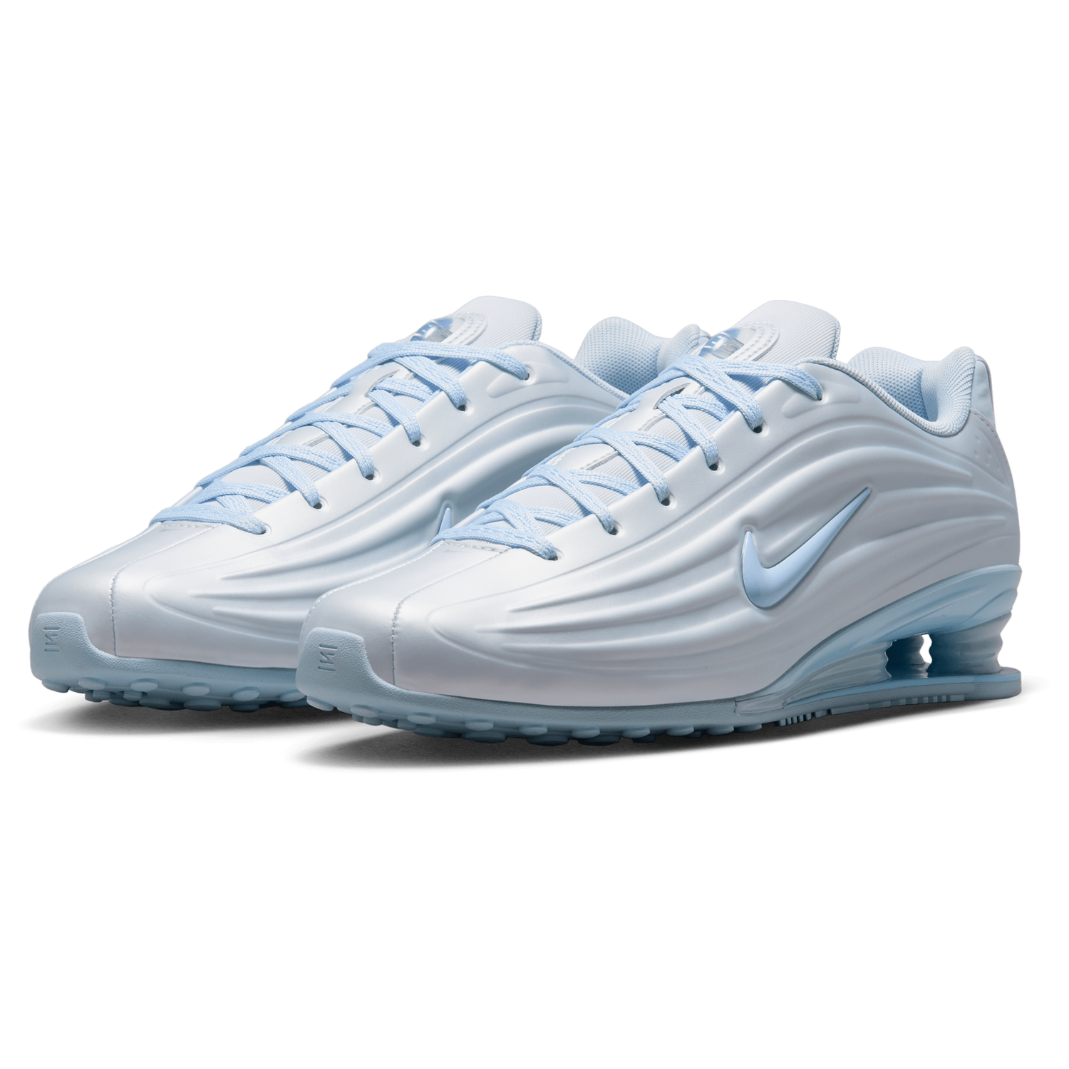 Nike Shox Z - Women's - Football Grey/Hydrogen Blue/Mtlc Silver