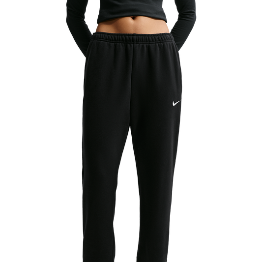 Nike Studio Fleece Mid-Weight Mid-Rise Jogger - Women's - Total Black/Sail