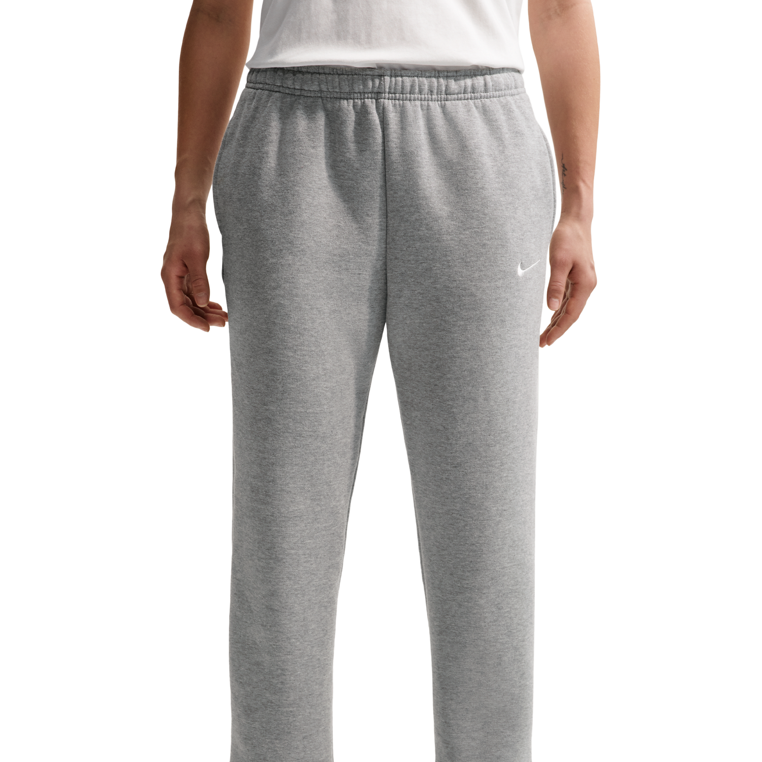 Nike Studio Fleece Mid-Weight Mid-Rise Jogger - Women's - Dk Grey Heather/Sail