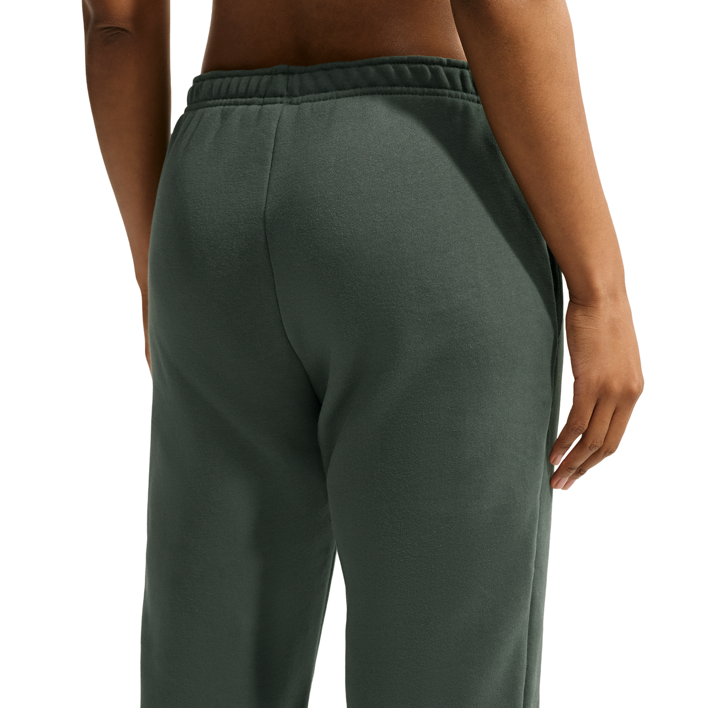 Nike Studio Fleece Mid-Weight Mid-Rise Jogger - Women's - Camo Green/Sail