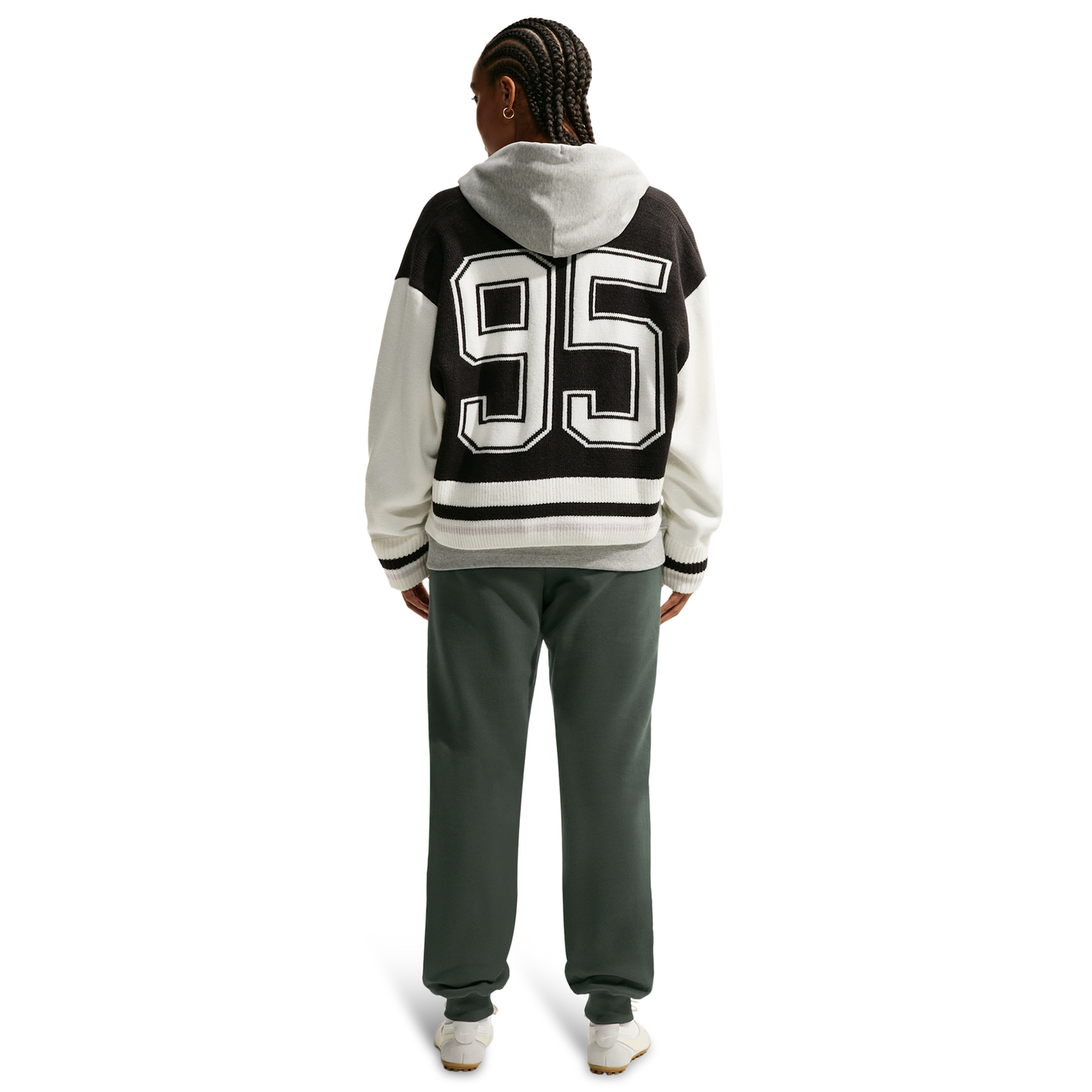 Nike Studio Fleece Mid-Weight Mid-Rise Jogger - Women's - Camo Green/Sail