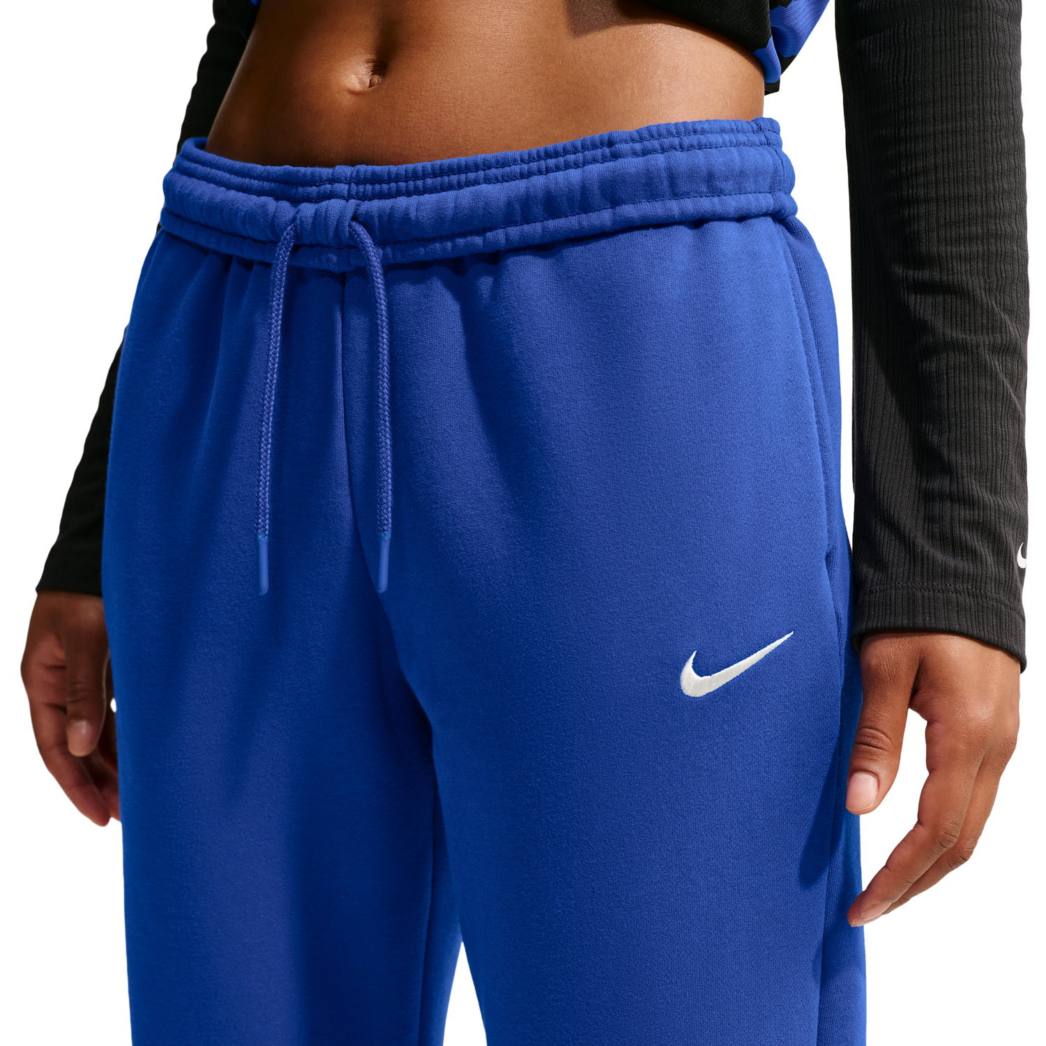 Nike Studio Fleece Mid-Weight Mid-Rise Jogger - Women's - Old Royal/Sail
