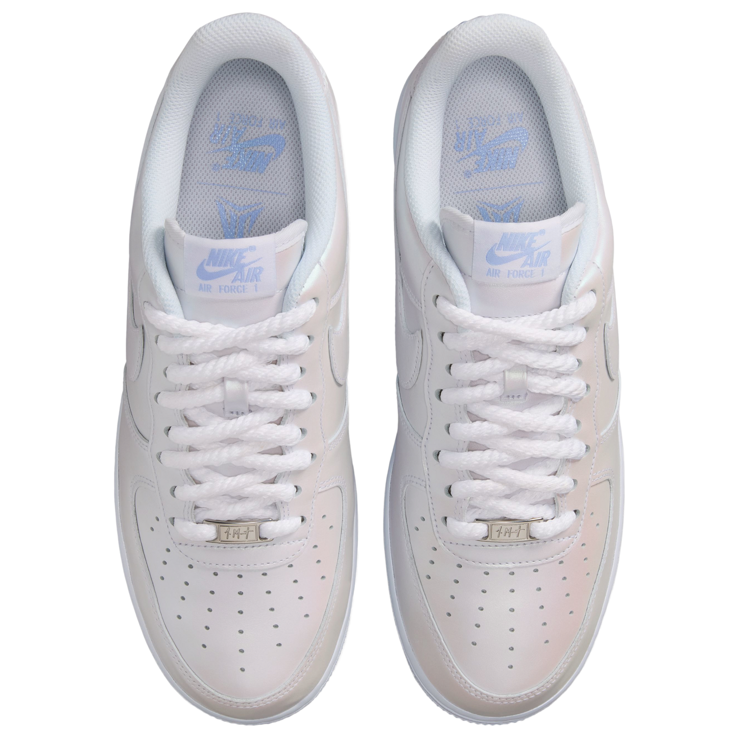 Nike Air Force 1 '07 Premium - Men's - White/Blue/Silver