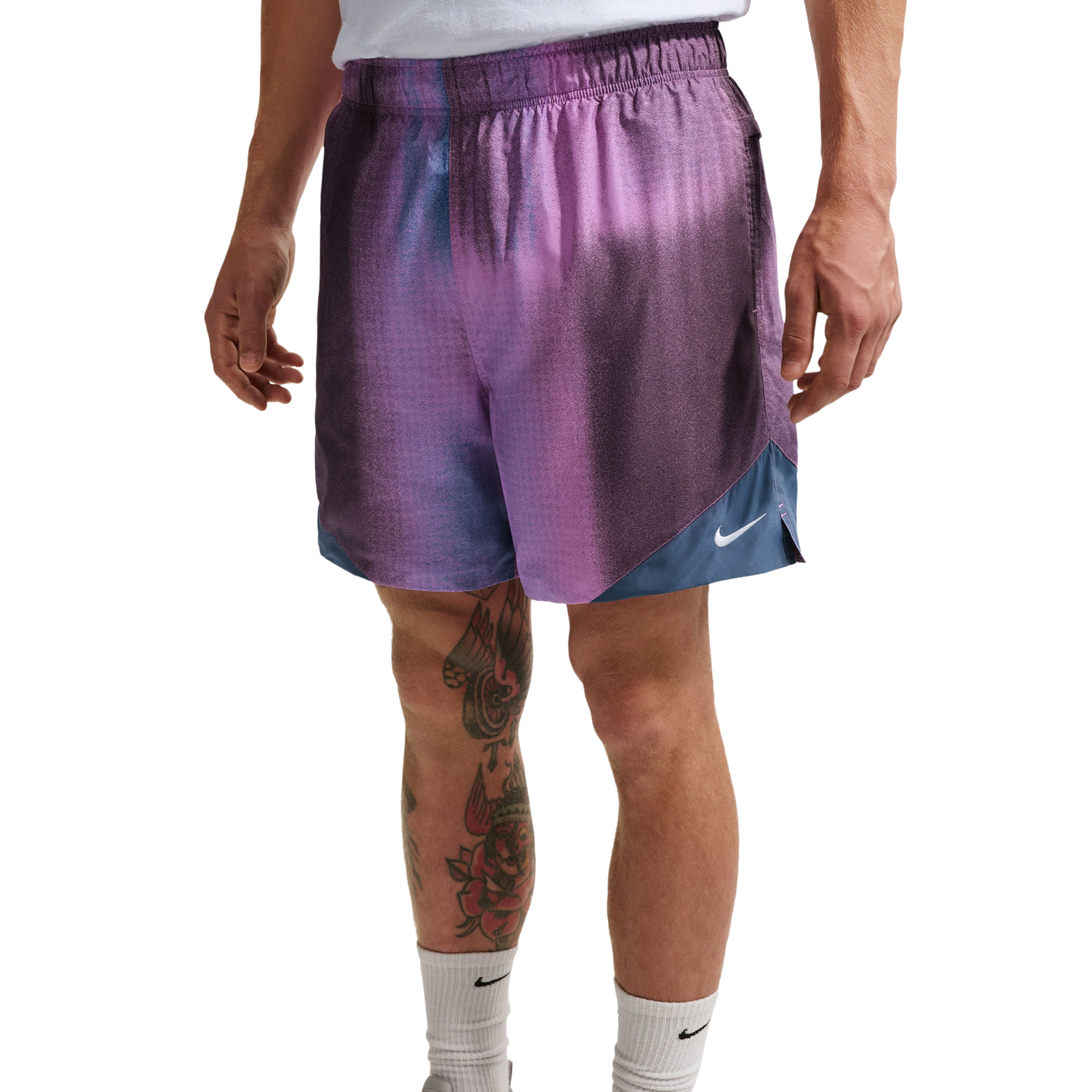 Nike Windrunner Short - Men's - Navy/Purple