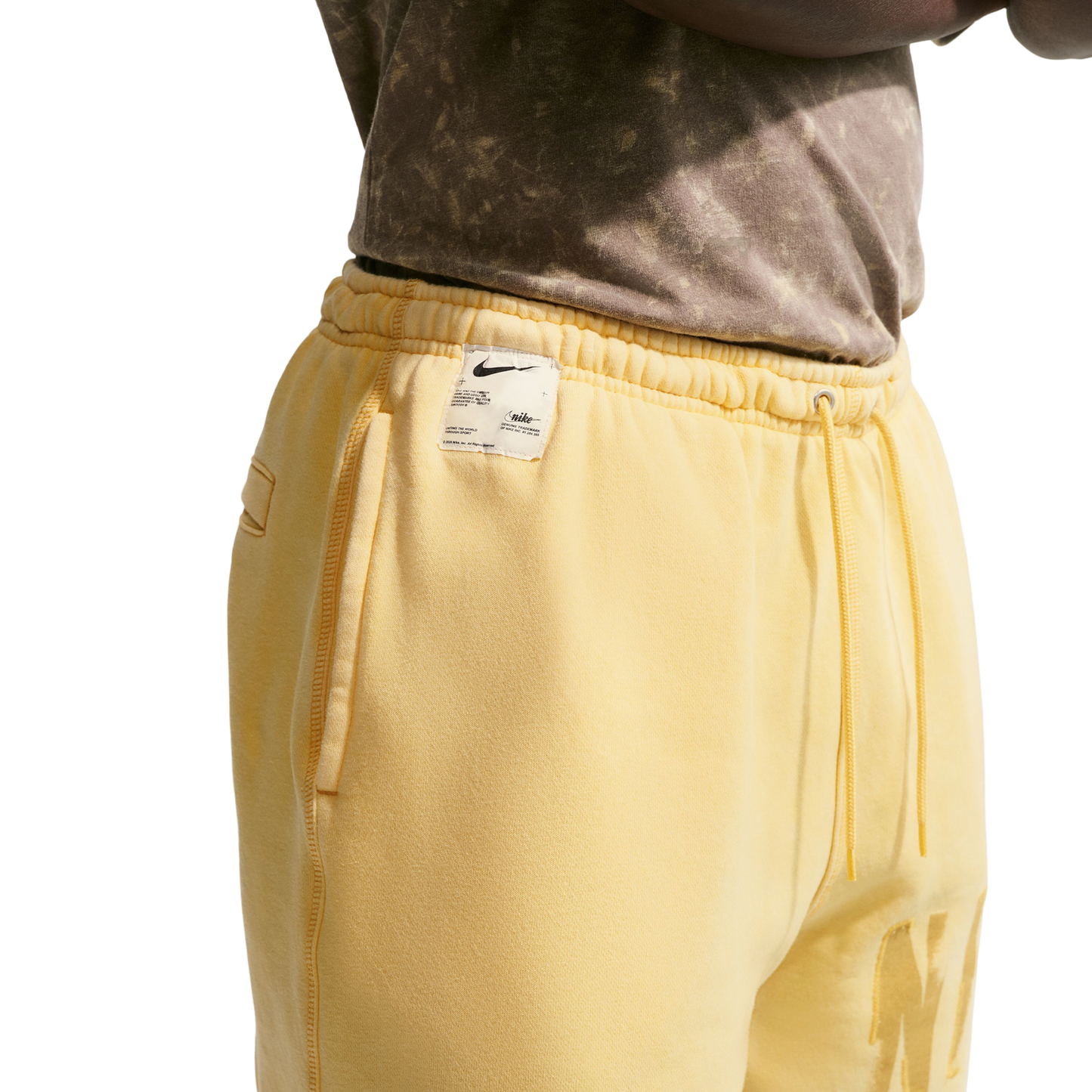 Nike Club Flow Basketball Short - Men's - Yellow/Yellow