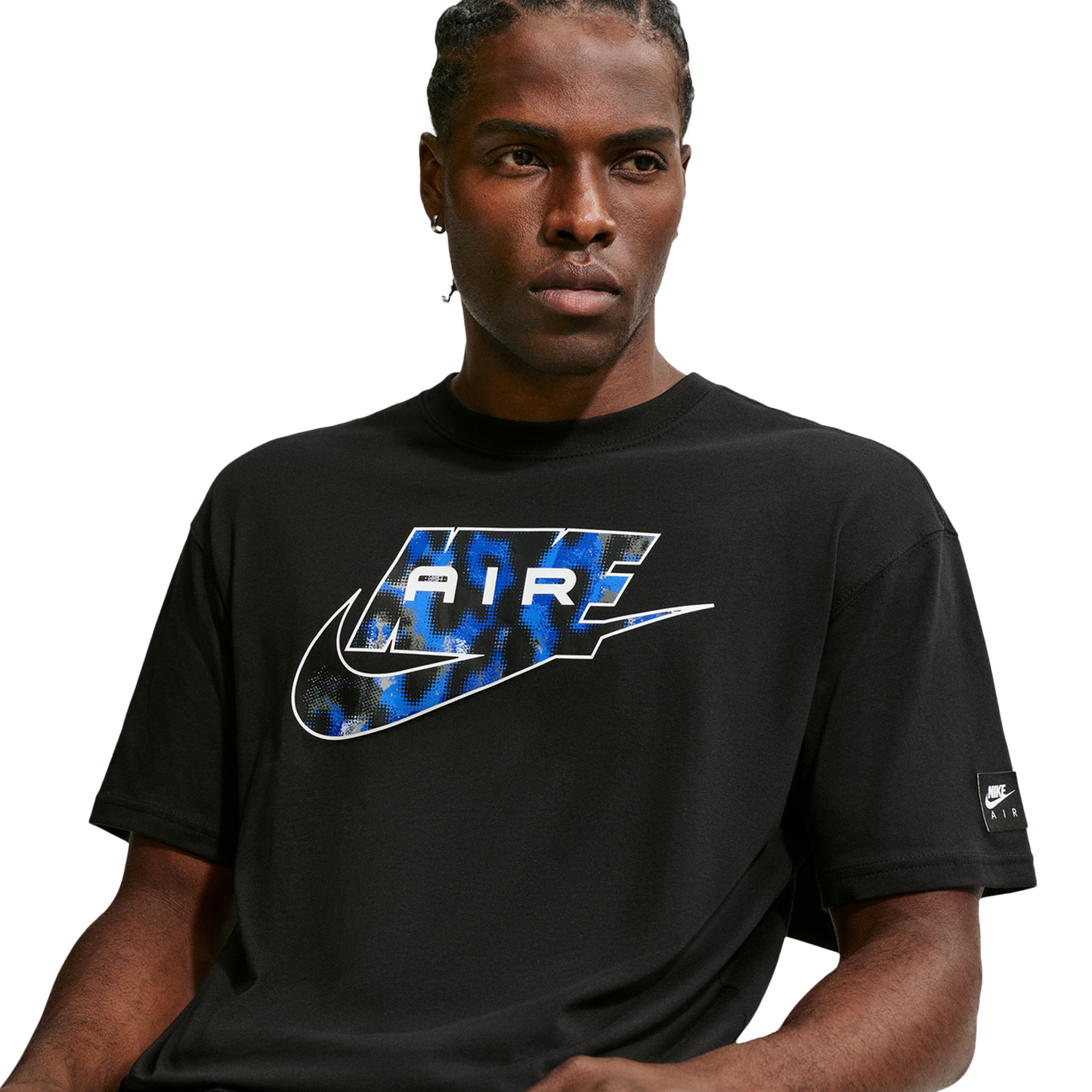 Nike NSW Air T-Shirt - Men's - Black/Blue