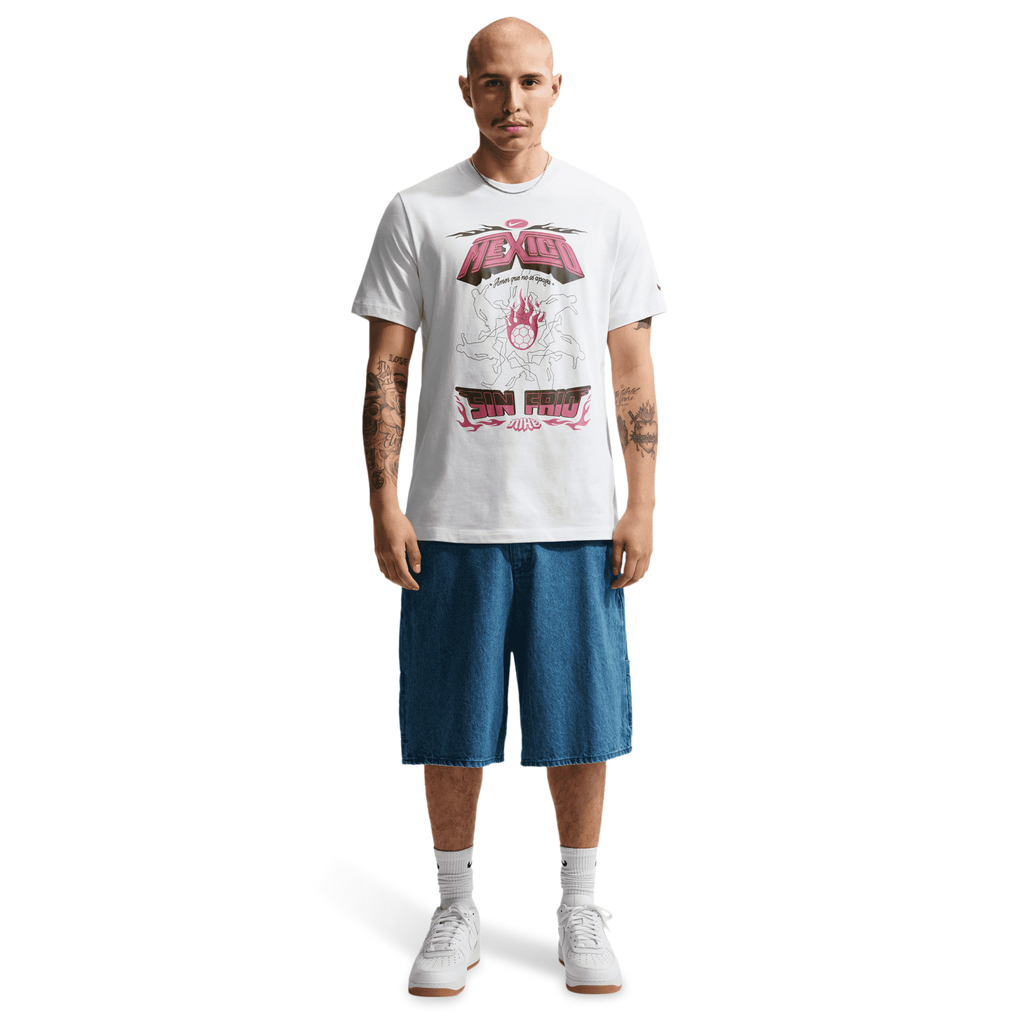 Nike Football NSW T-Shirt - Men's - Pink/White