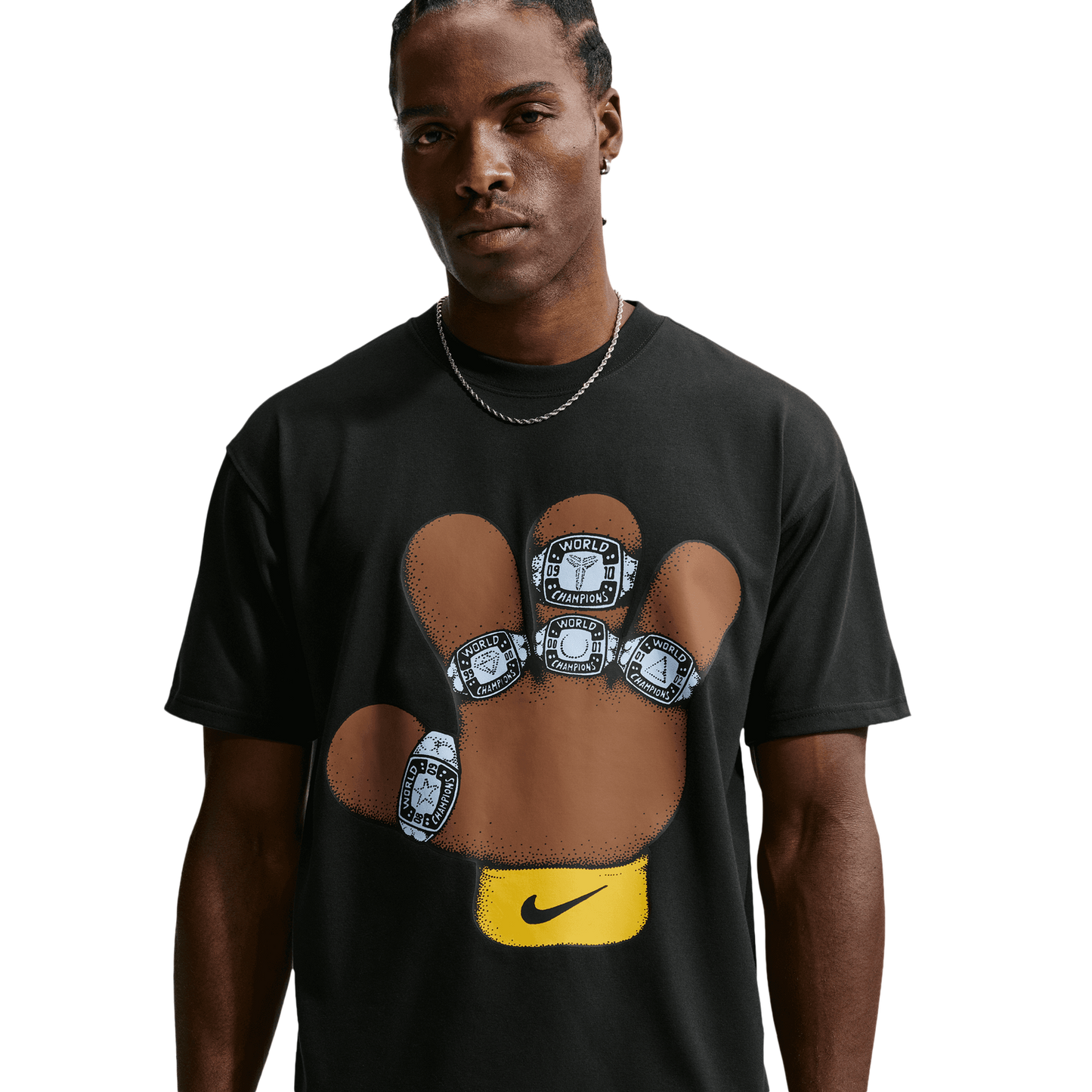 Nike Kobe Bryant Dri-Fit M90  T-Shirt - Men's - Black/Black