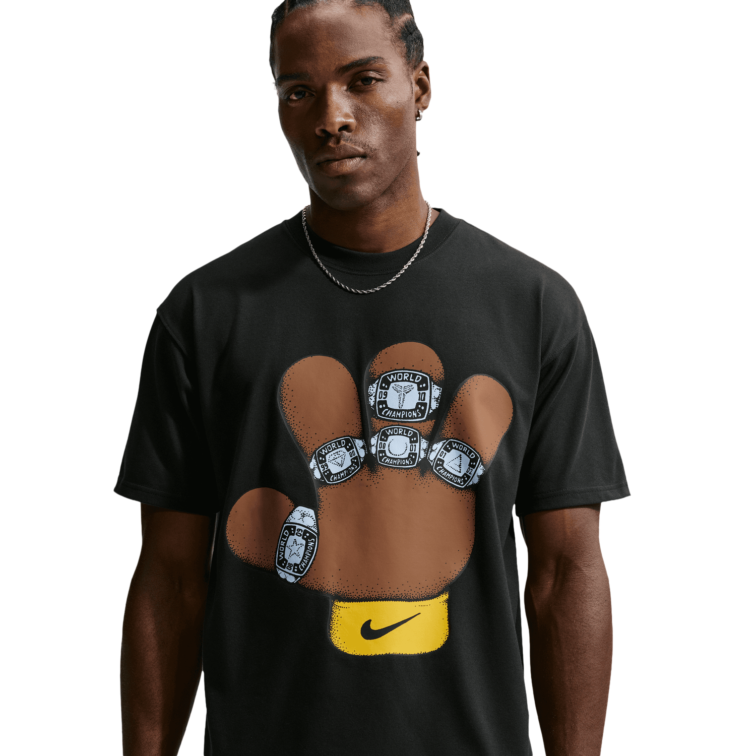 Nike Kobe Bryant Dri-Fit M90  T-Shirt - Men's - Black/Black