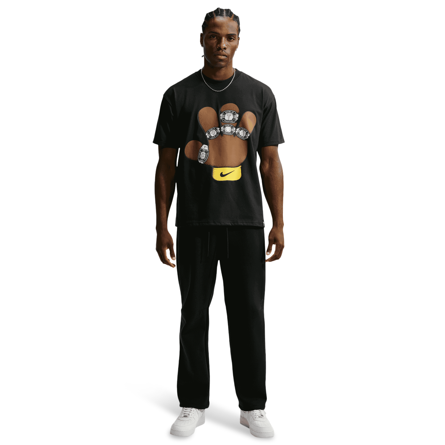 Nike Kobe Bryant Dri-Fit M90  T-Shirt - Men's - Black/Black