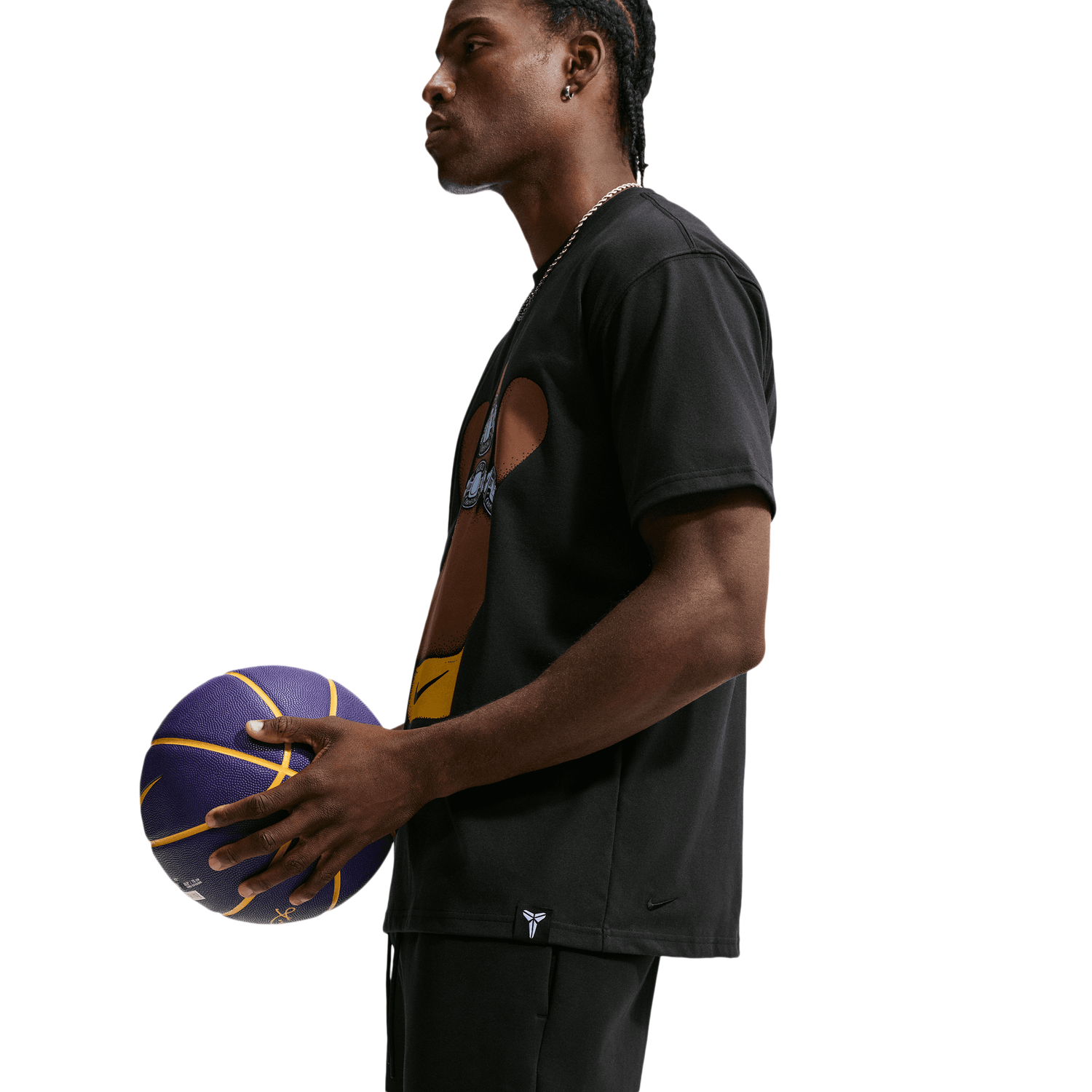 Nike Kobe Bryant Dri-Fit M90  T-Shirt - Men's - Black/Black
