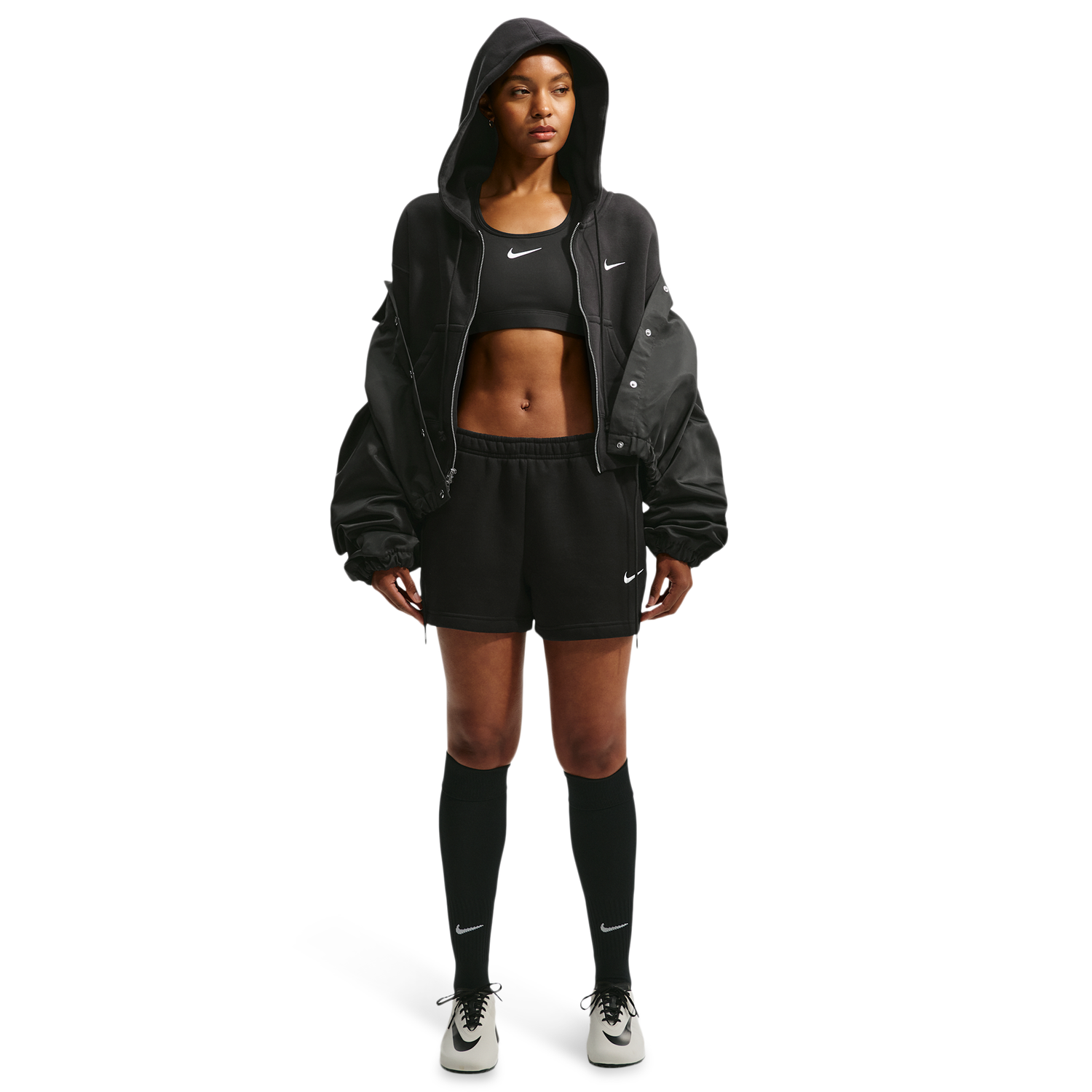 Nike Studio Fleece Medium Weight  - Women's - Black