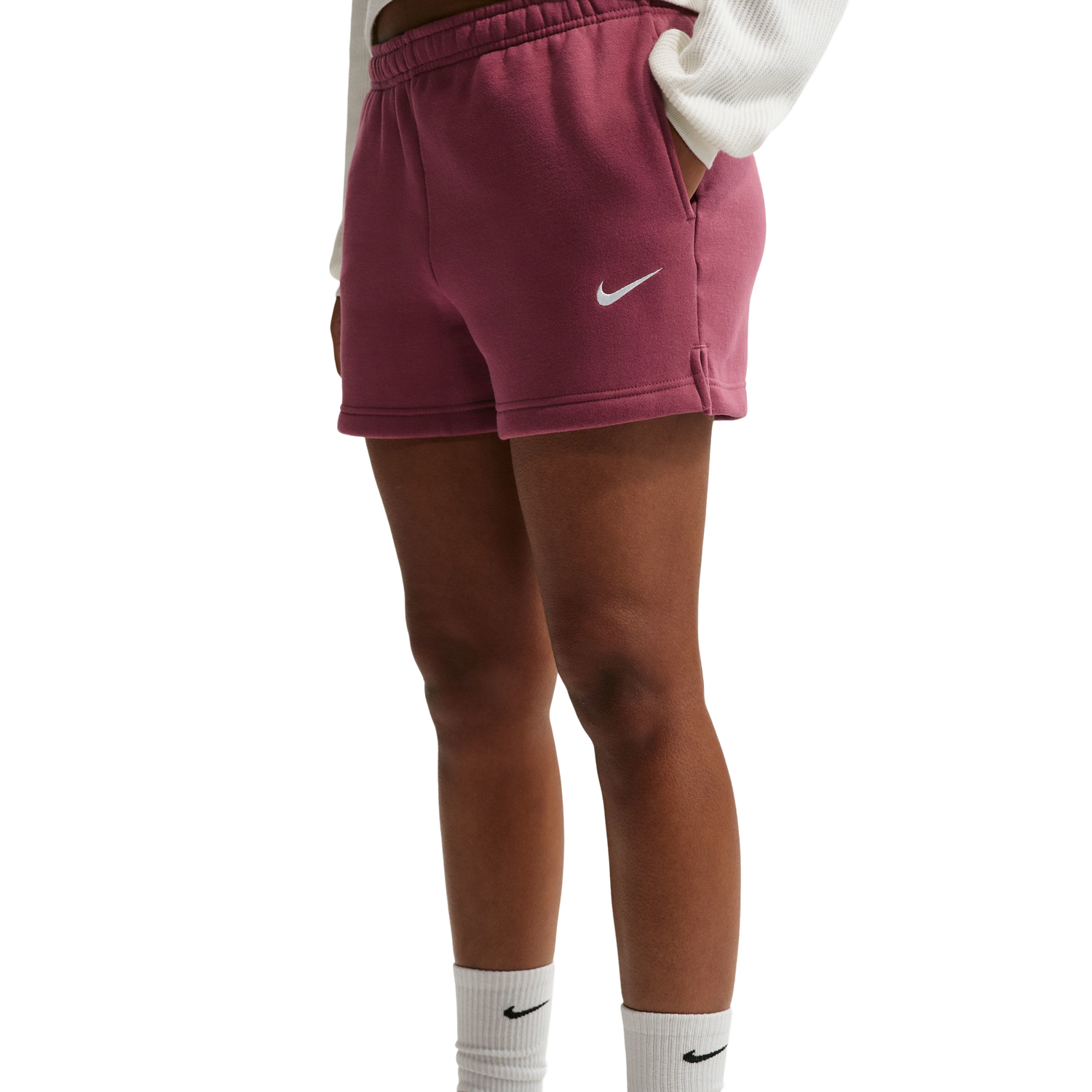 Nike Studio Fleece Medium Weight  - Women's - Pink Smoke