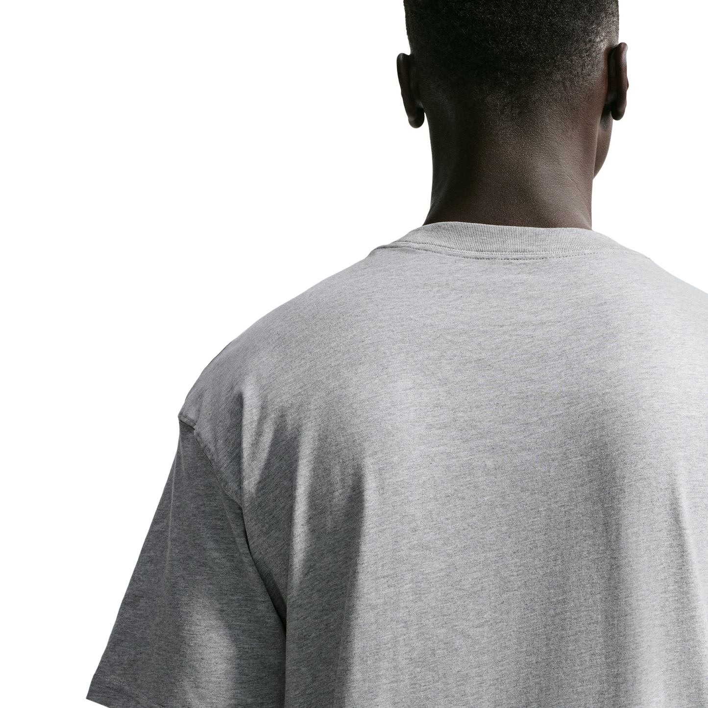Nike Dri-Fit Short Sleeve T-Shirt - Men's - Dark Grey Heather/Black